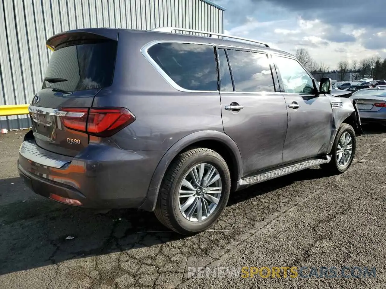 3 fotografías del automóvil dañado JN8AZ2AE2R9328307 INFINITI QX80 2024