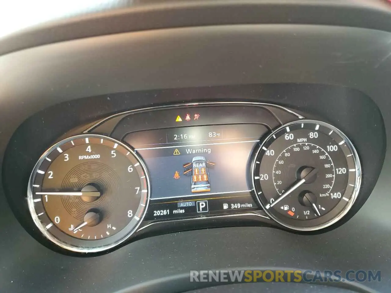 9 fotografías del automóvil dañado JN8AZ2AE2R9328307 INFINITI QX80 2024