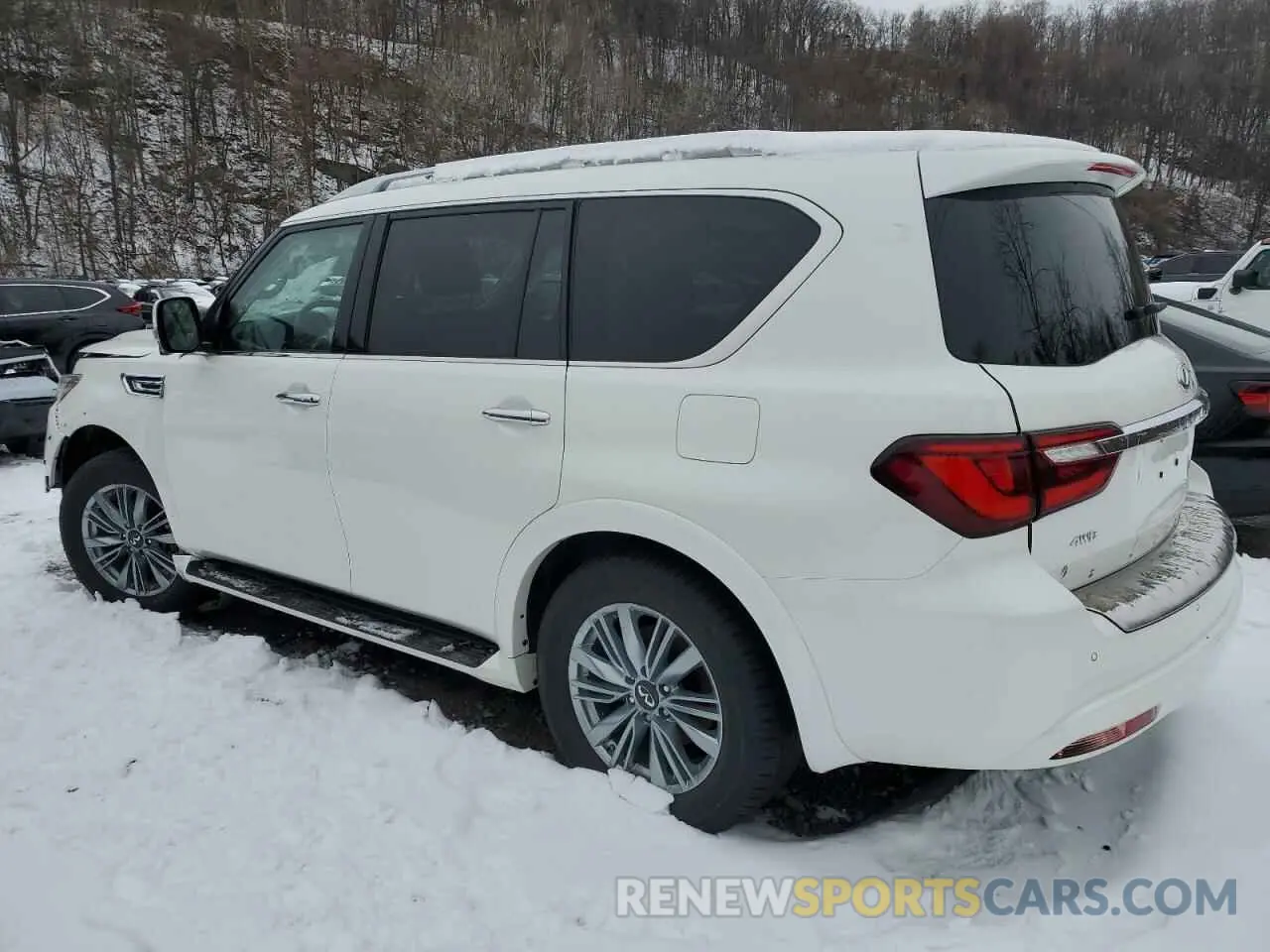 2 fotografías del automóvil dañado JN8AZ2AE4R9328082 INFINITI QX80 2024