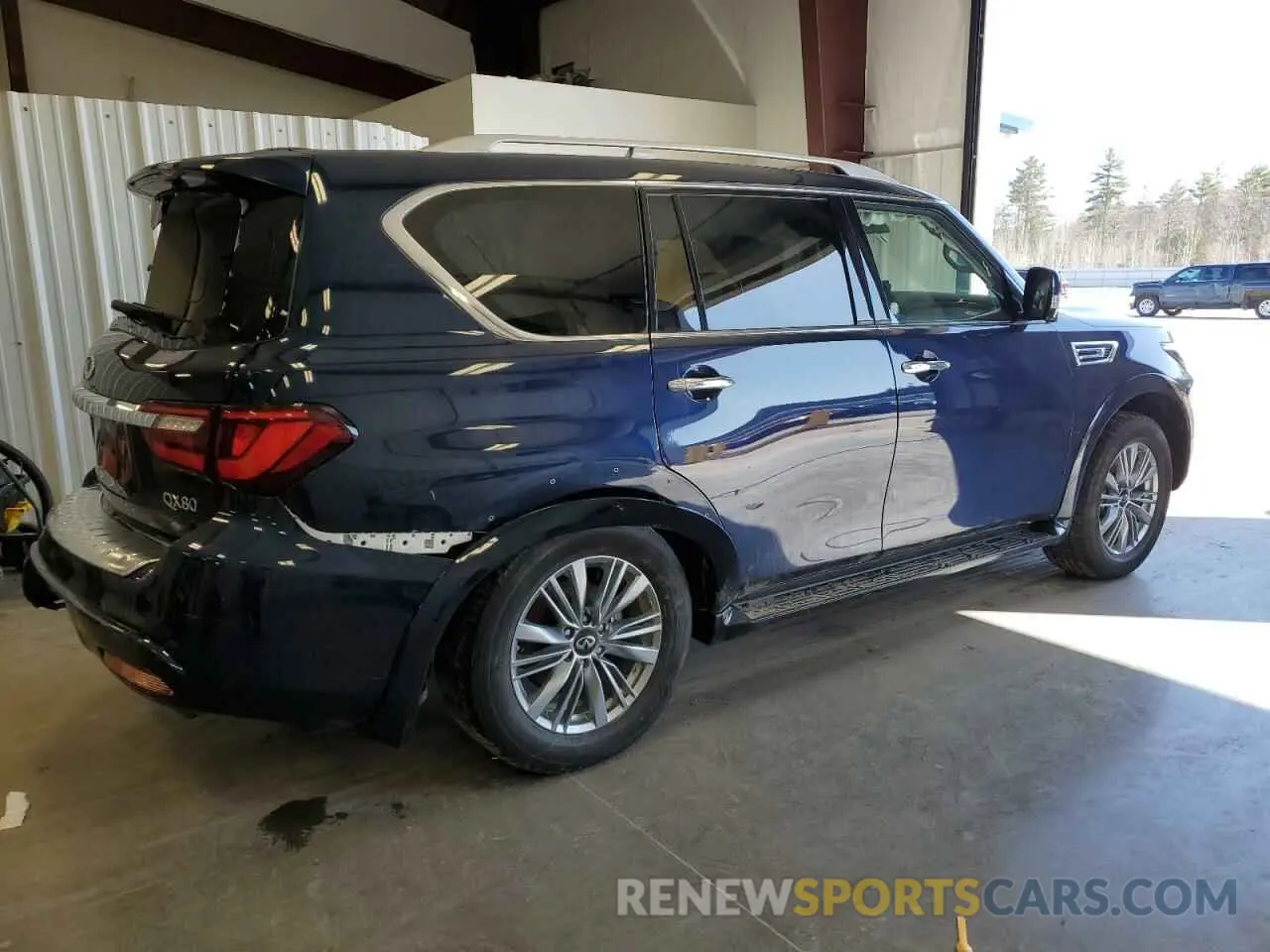 3 fotografías del automóvil dañado JN8AZ2AE7R9326861 INFINITI QX80 2024
