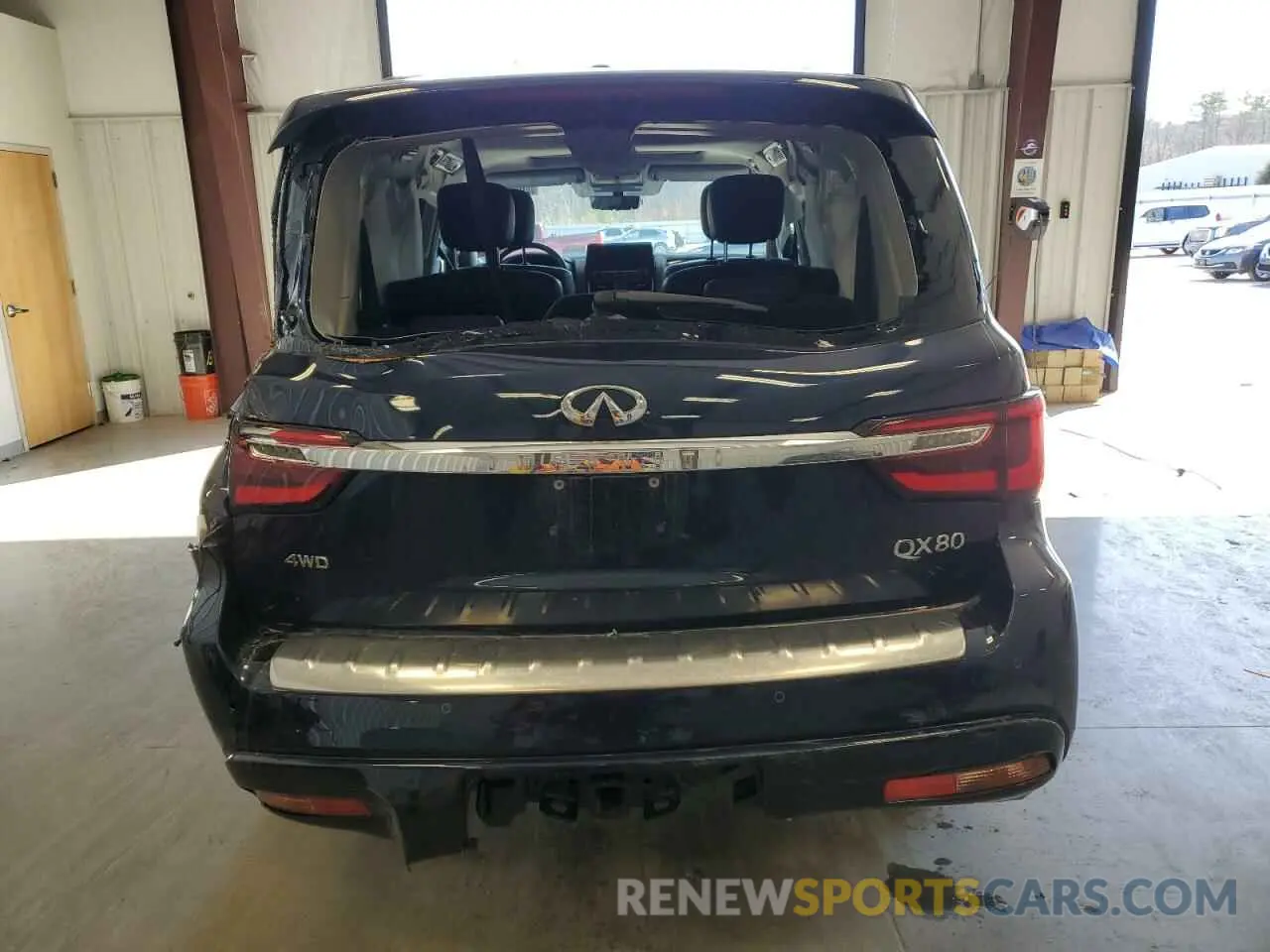 6 fotografías del automóvil dañado JN8AZ2AE7R9326861 INFINITI QX80 2024