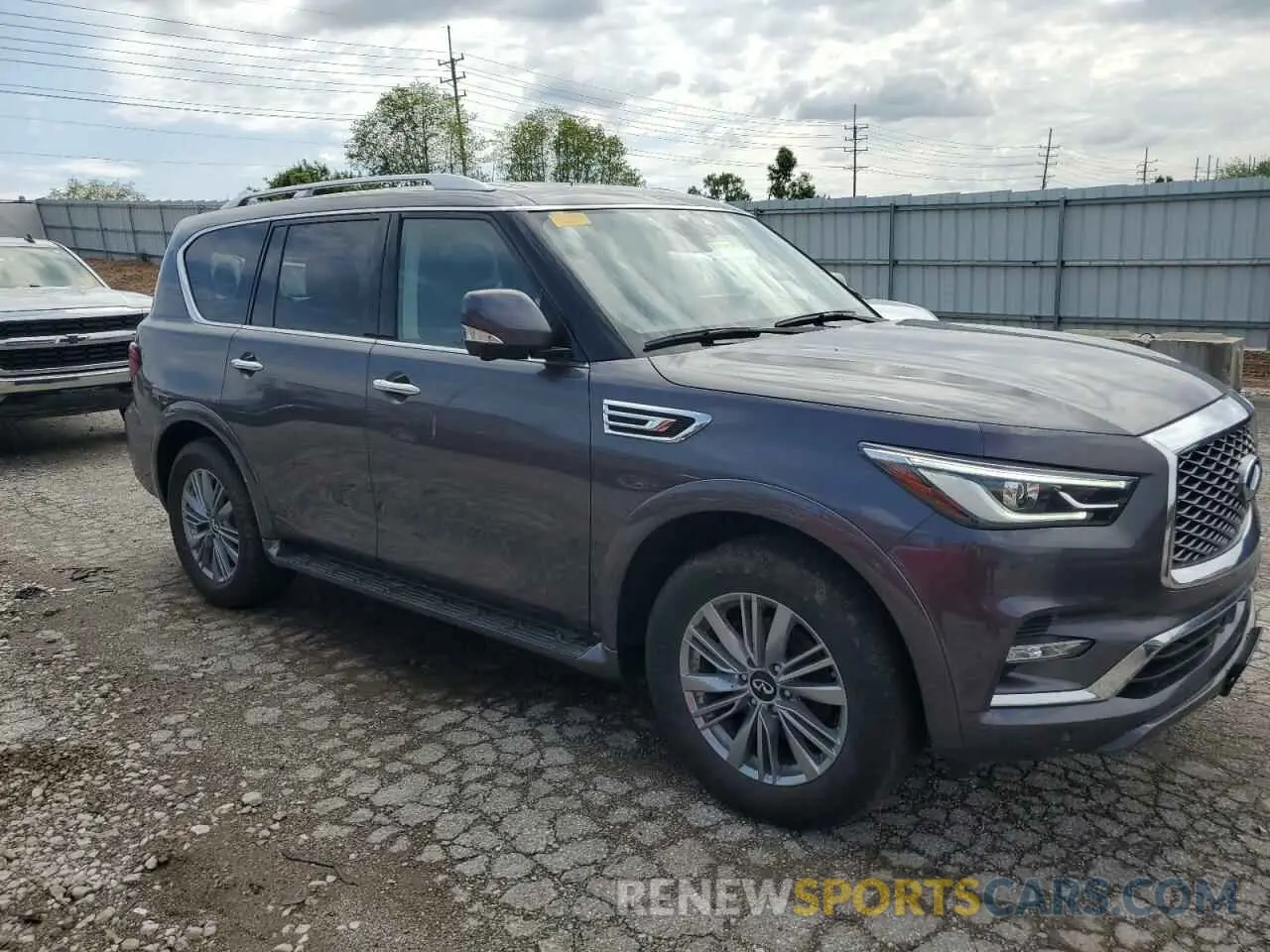 4 fotografías del automóvil dañado JN8AZ2AEXR9329642 INFINITI QX80 2024