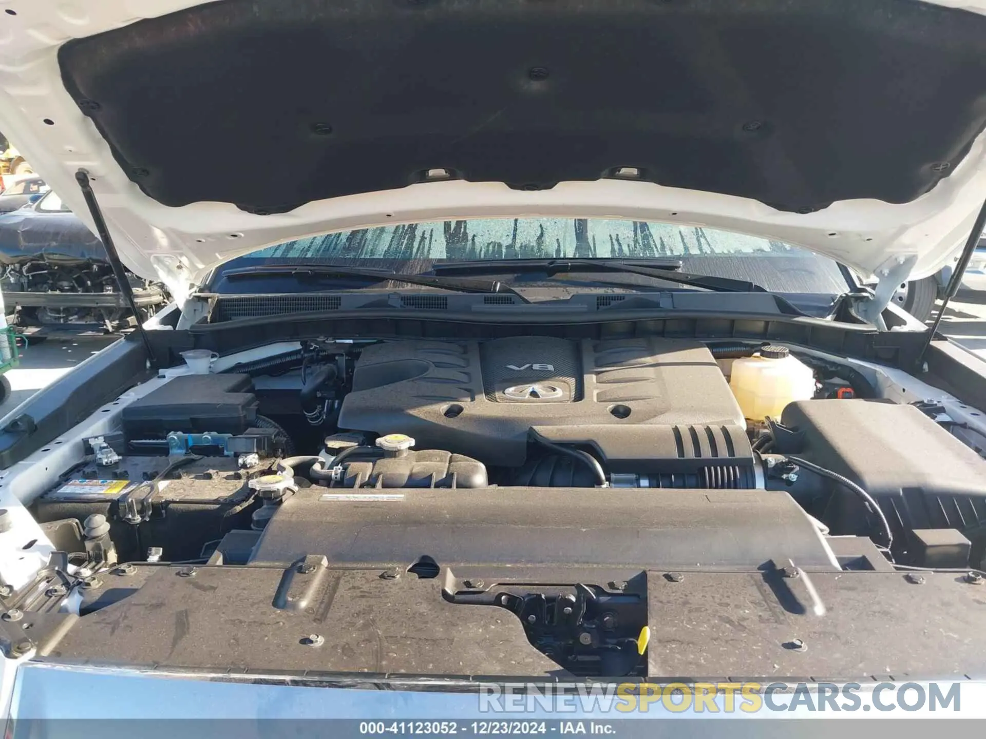 10 fotografías del automóvil dañado JN8AZ2BE1R9331066 INFINITI QX80 2024