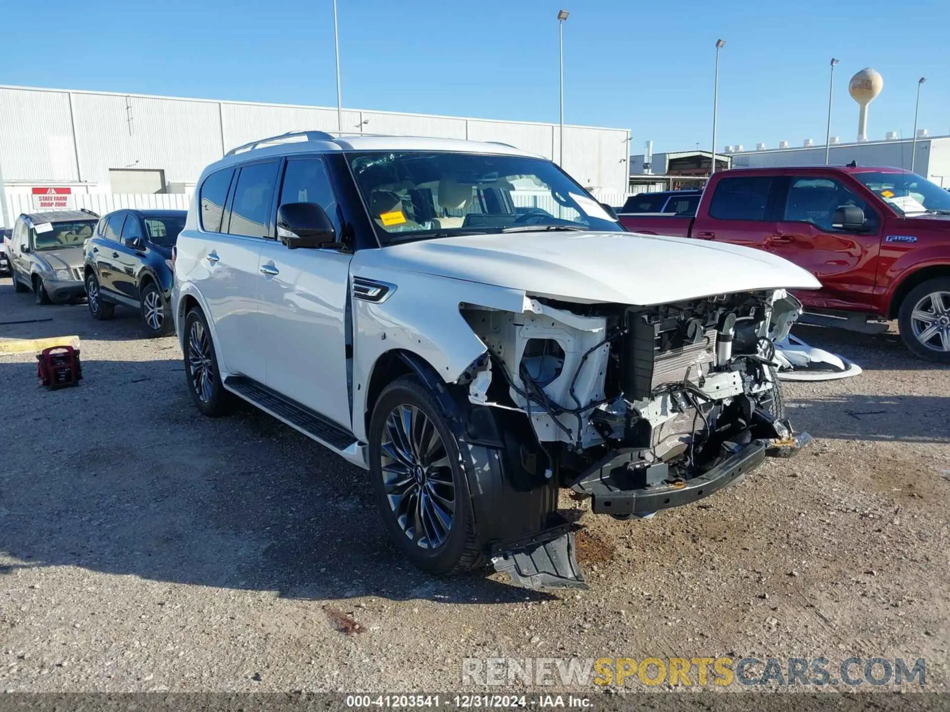1 fotografías del automóvil dañado JN8AZ2BE6R9330821 INFINITI QX80 2024