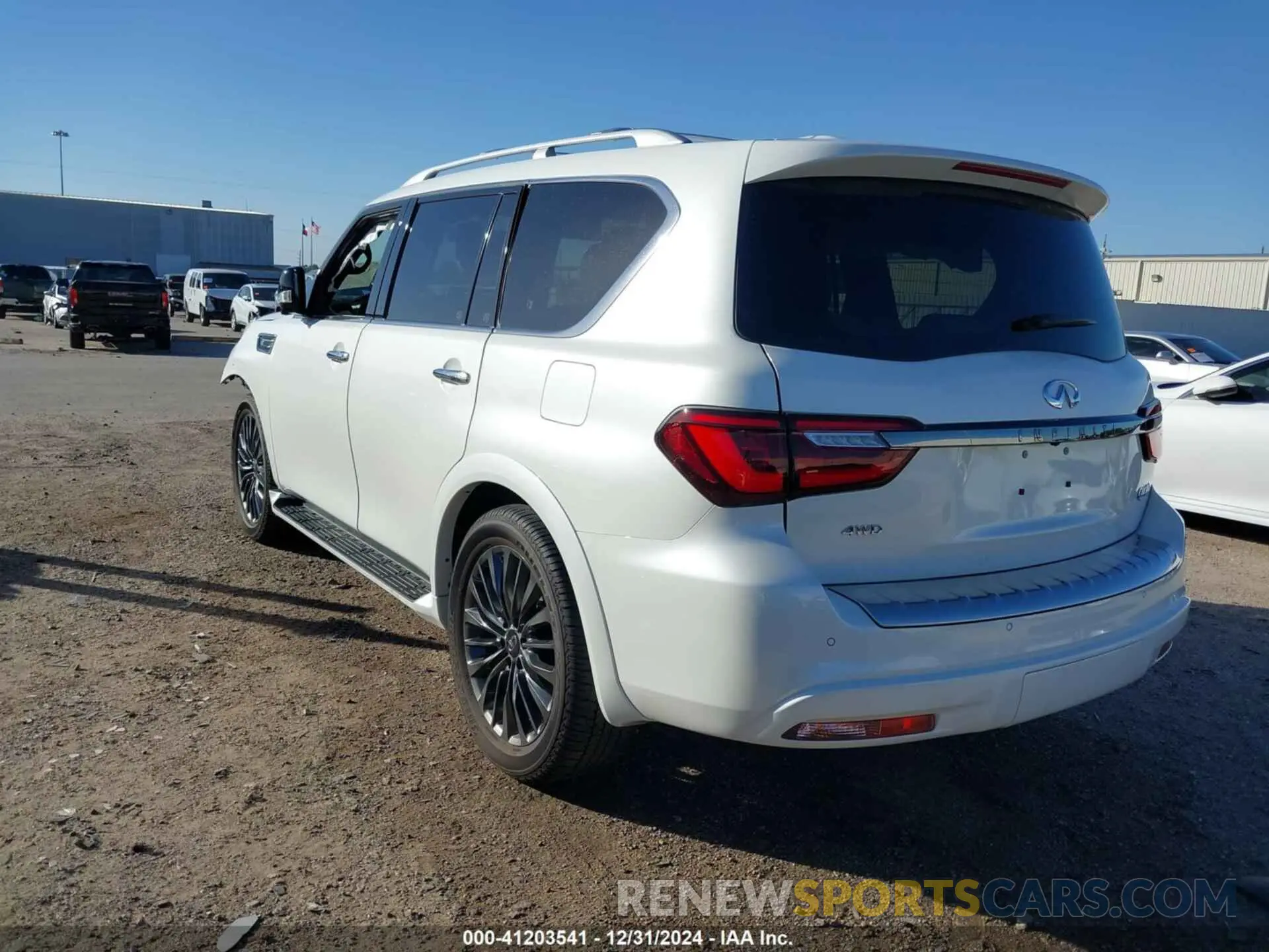 3 fotografías del automóvil dañado JN8AZ2BE6R9330821 INFINITI QX80 2024