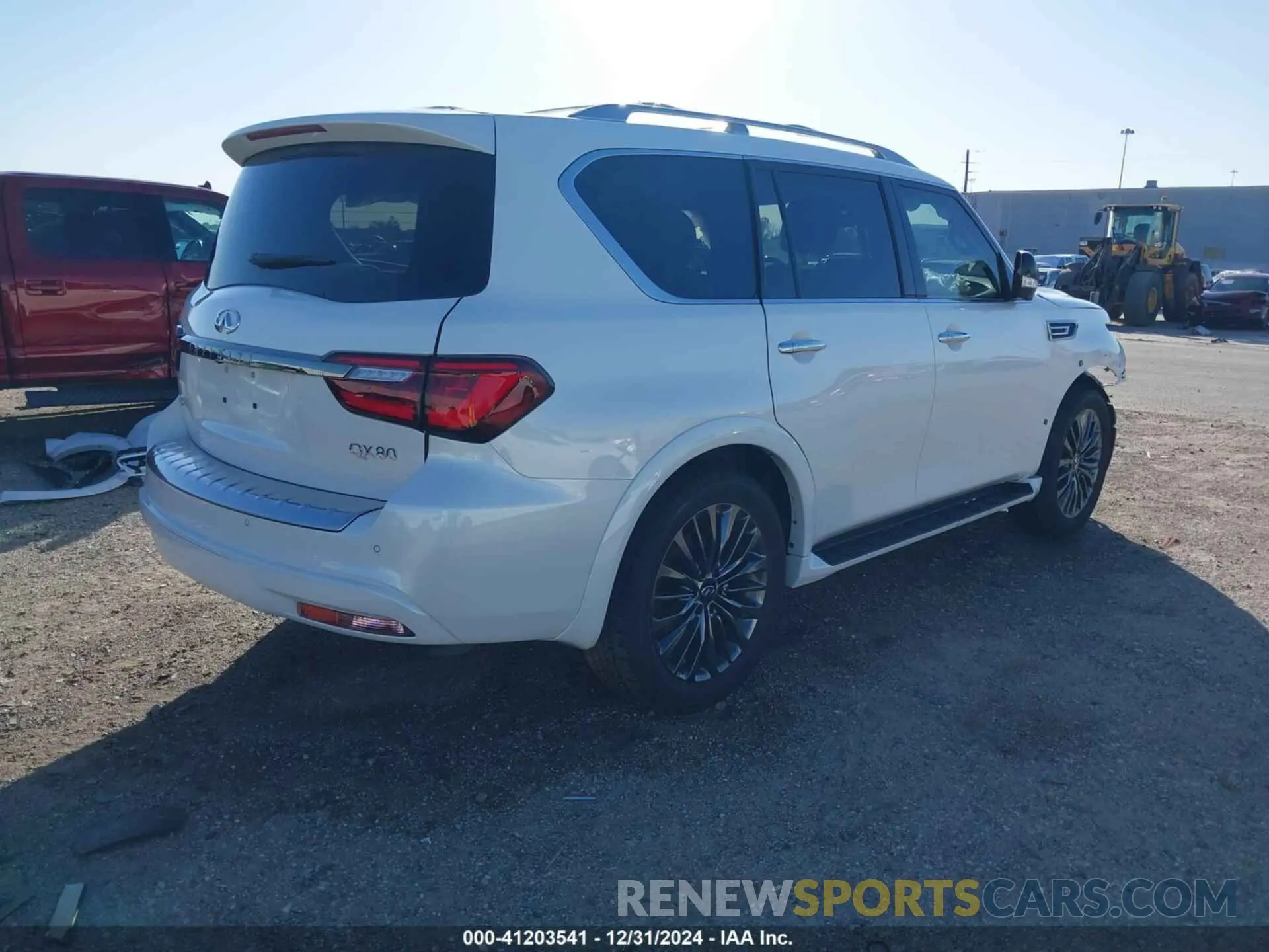 4 fotografías del automóvil dañado JN8AZ2BE6R9330821 INFINITI QX80 2024