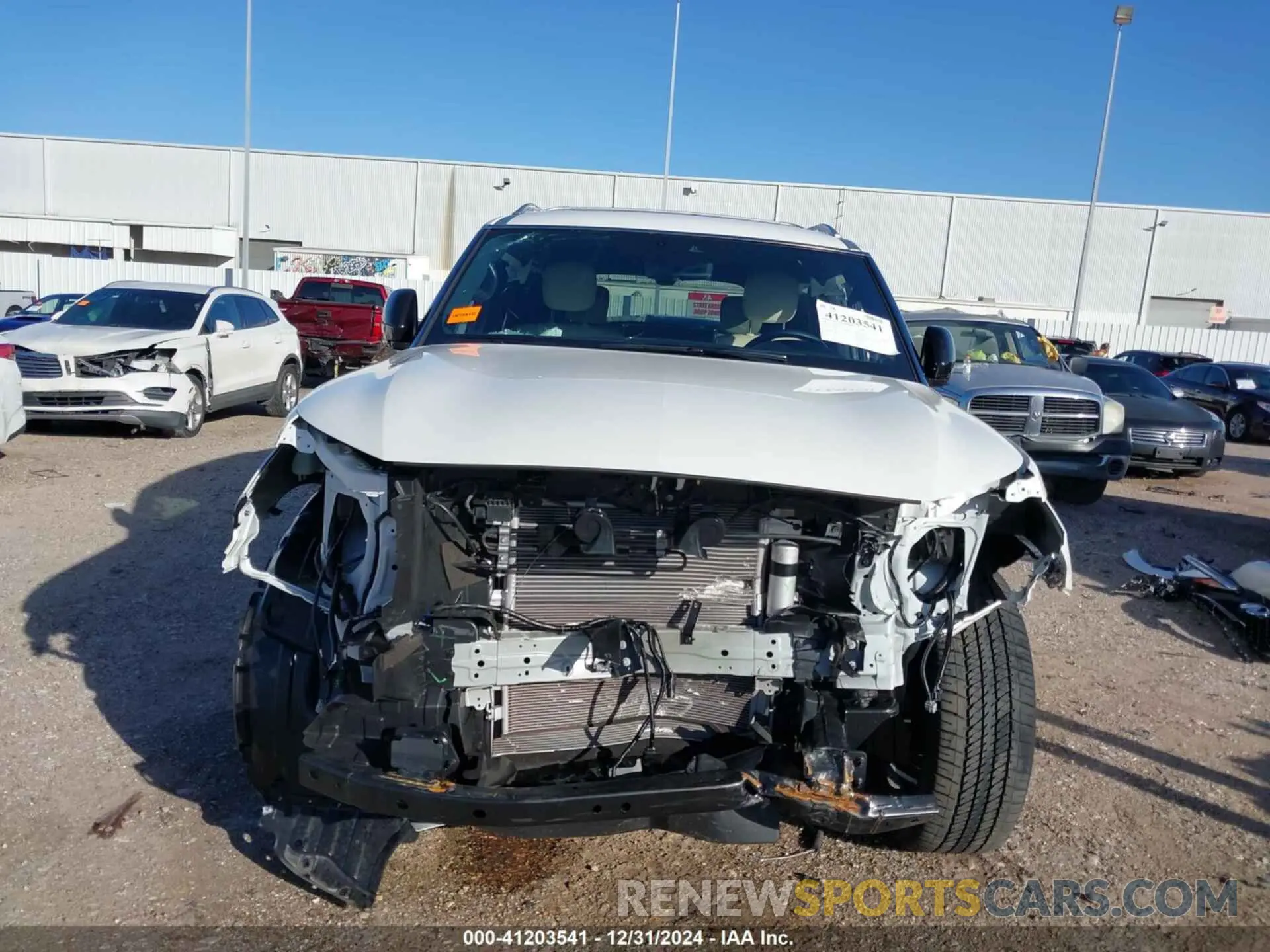 6 fotografías del automóvil dañado JN8AZ2BE6R9330821 INFINITI QX80 2024