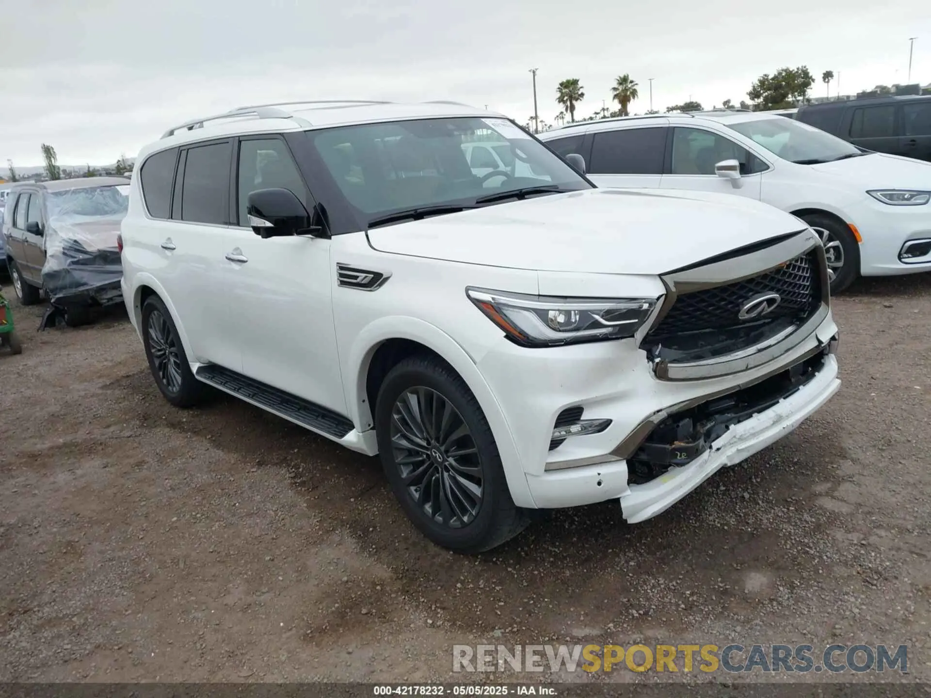 1 fotografías del automóvil dañado JN8AZ2BE9R9327413 INFINITI QX80 2024