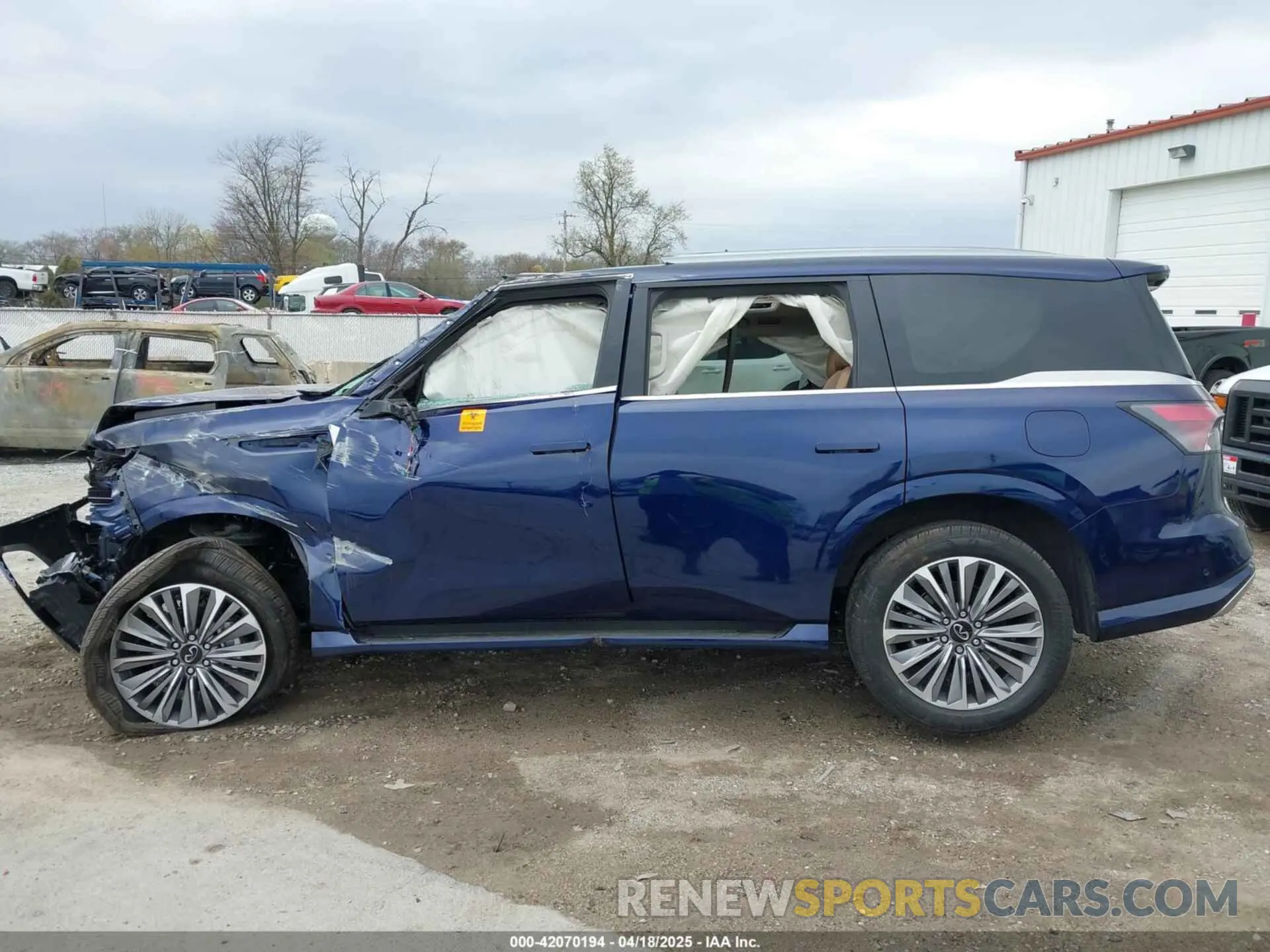 13 fotografías del automóvil dañado JN8AZ3BB1S9404731 INFINITI QX80 2025