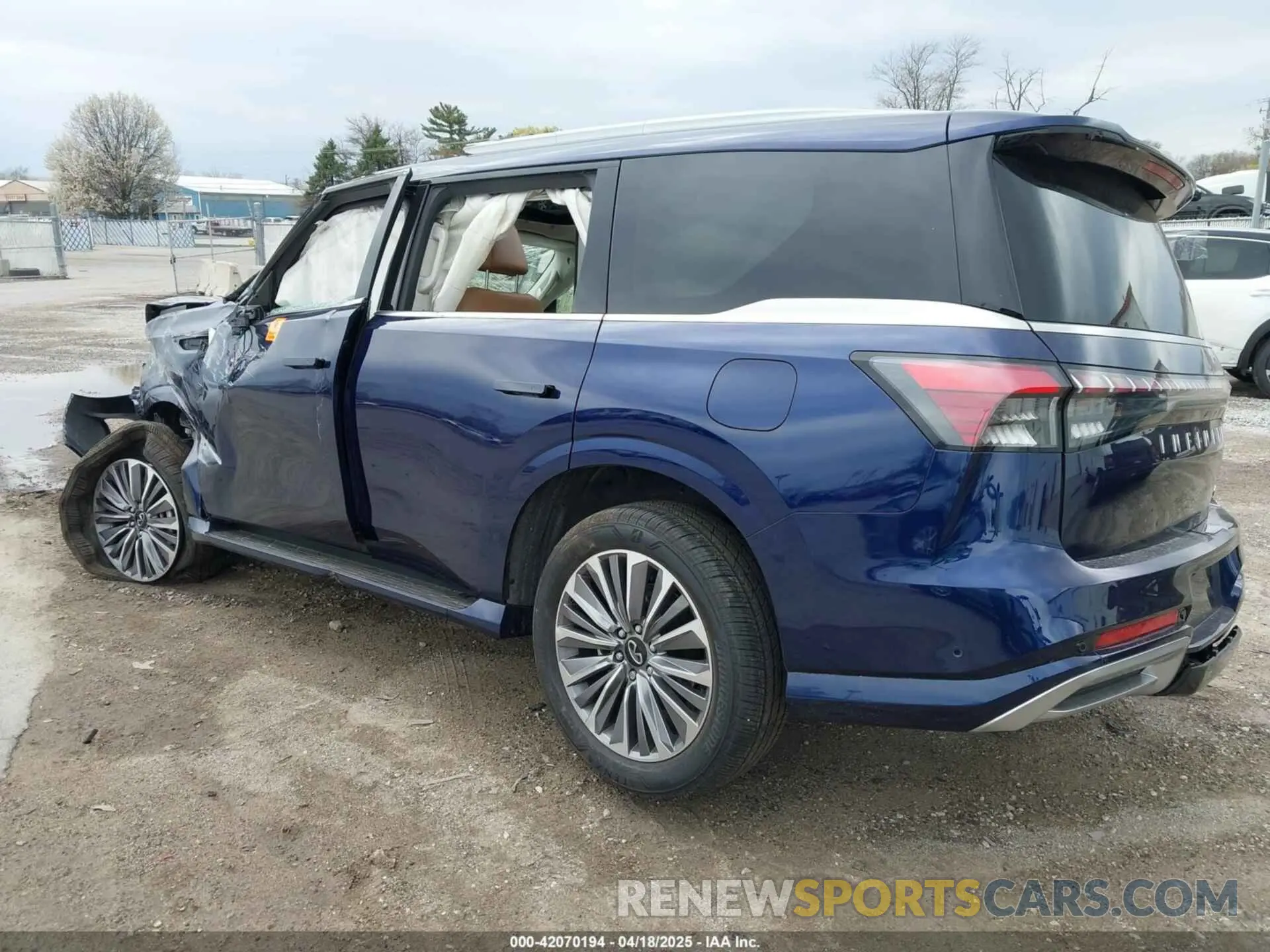 3 fotografías del automóvil dañado JN8AZ3BB1S9404731 INFINITI QX80 2025