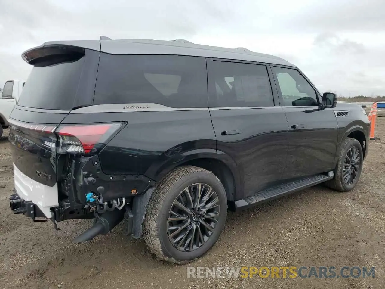 3 fotografías del automóvil dañado JN8AZ3CC3S9600385 INFINITI QX80 AUTOG 2025