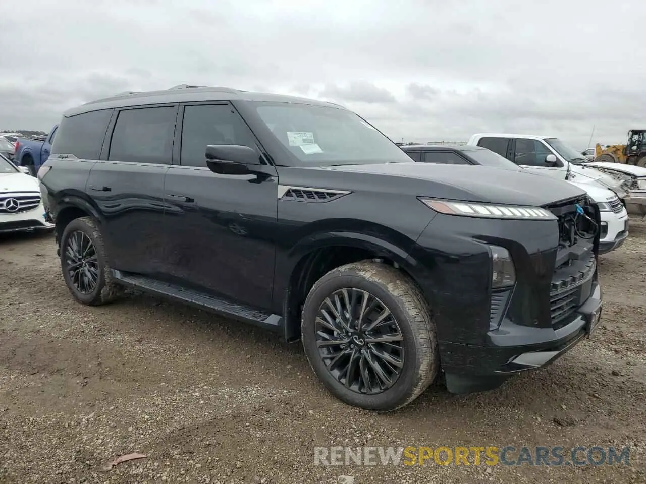 4 fotografías del automóvil dañado JN8AZ3CC3S9600385 INFINITI QX80 AUTOG 2025