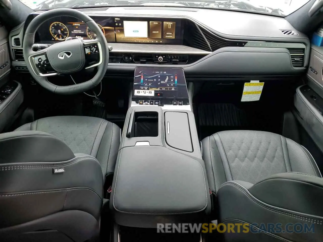8 fotografías del automóvil dañado JN8AZ3CC3S9600385 INFINITI QX80 AUTOG 2025