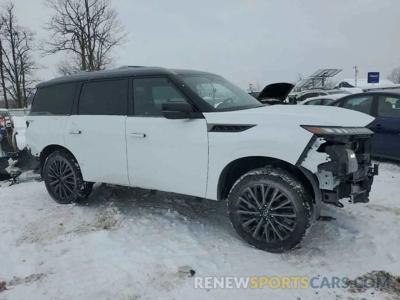 4 fotografías del automóvil dañado JN8AZ3CC4S9601061 INFINITI QX80 AUTOG 2025
