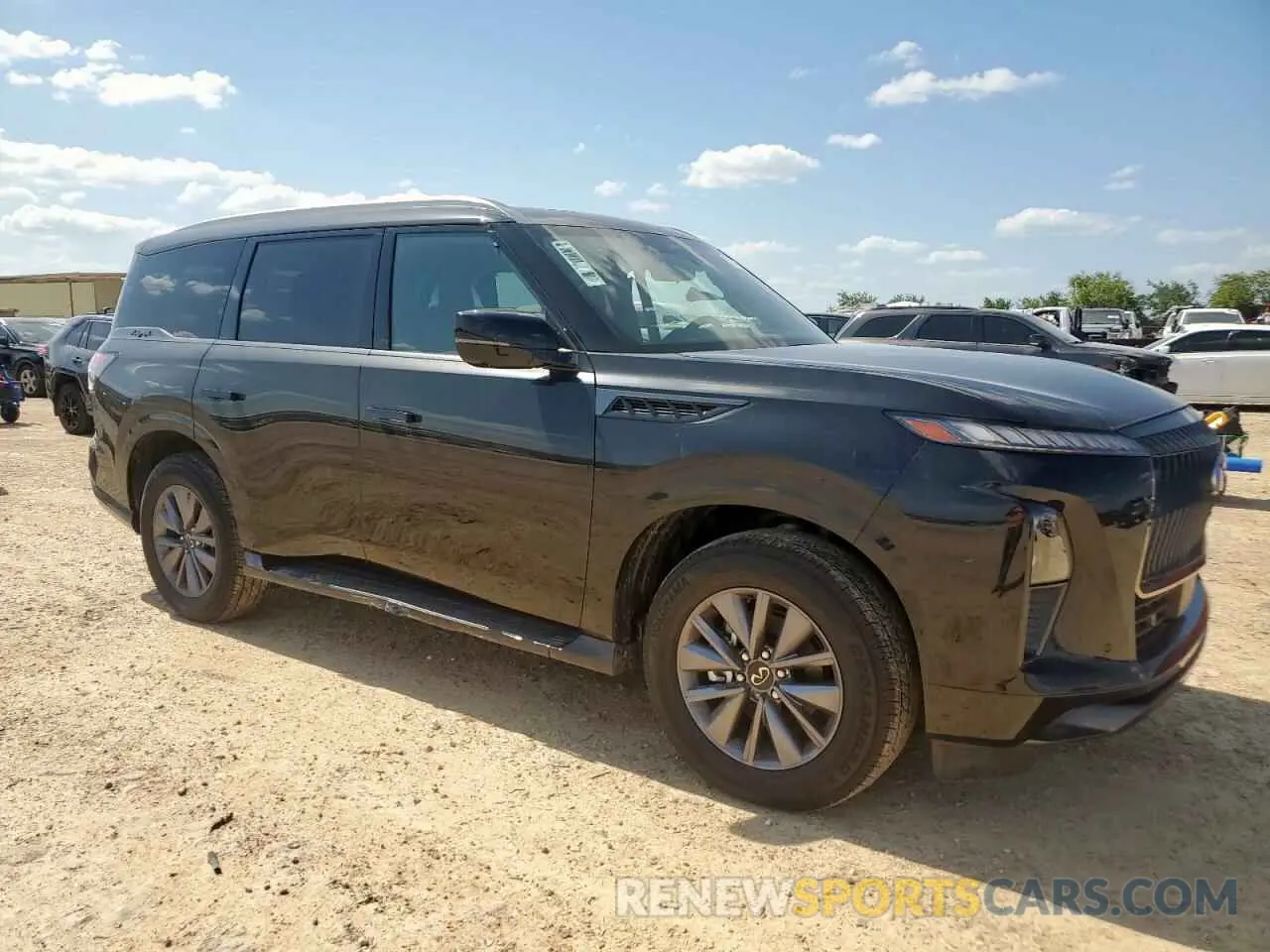 4 fotografías del automóvil dañado JN8AZ3CC7S9604391 INFINITI QX80 AUTOG 2025