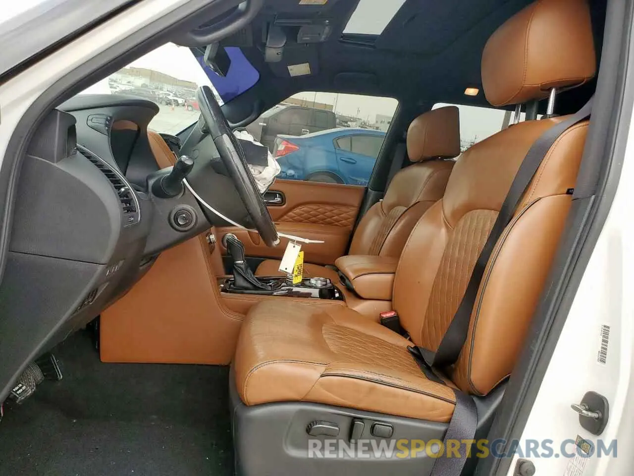 7 fotografías del automóvil dañado JN8AZ2BE0M9267630 INFINITI QX80 SENSO 2021