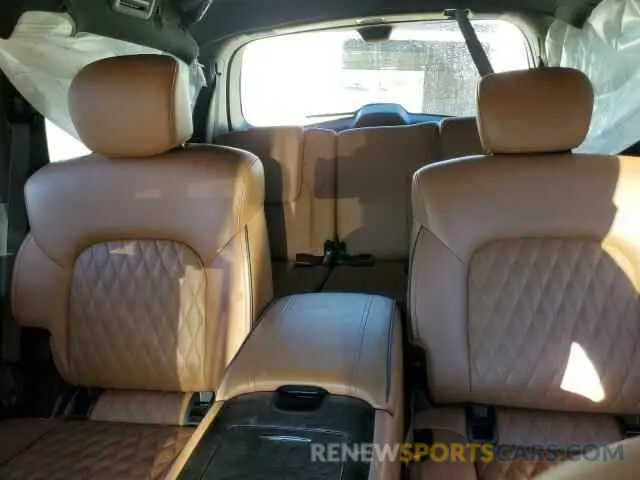 10 fotografías del automóvil dañado JN8AZ2BF9N9740712 INFINITI QX80 SENSO 2022