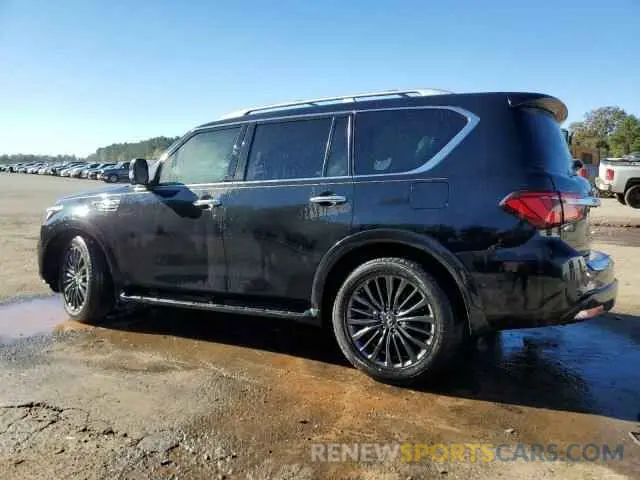 2 fotografías del automóvil dañado JN8AZ2BF9N9740712 INFINITI QX80 SENSO 2022