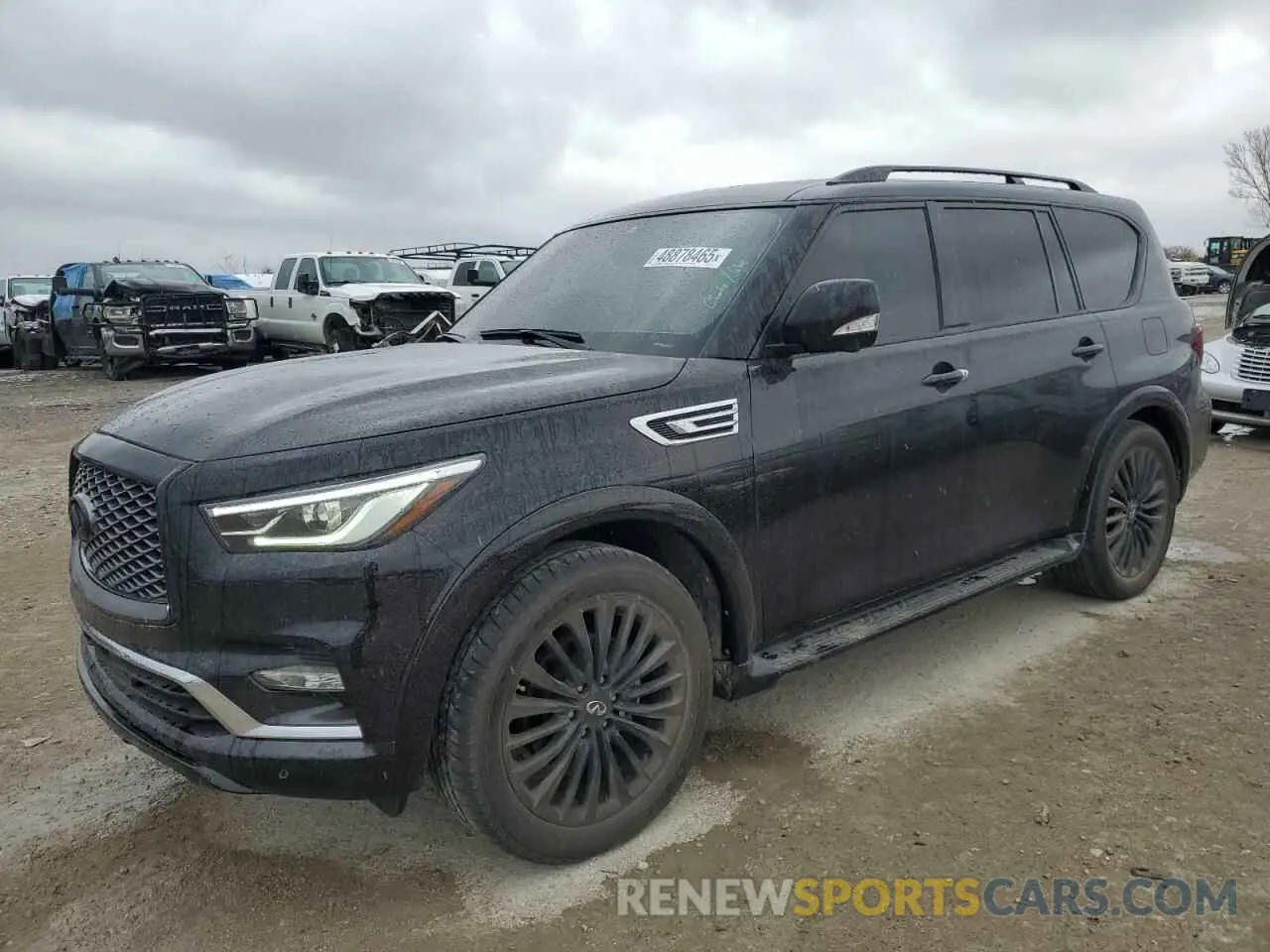 1 fotografías del automóvil dañado JN8AZ2BE8P9301091 INFINITI QX80 SENSO 2023