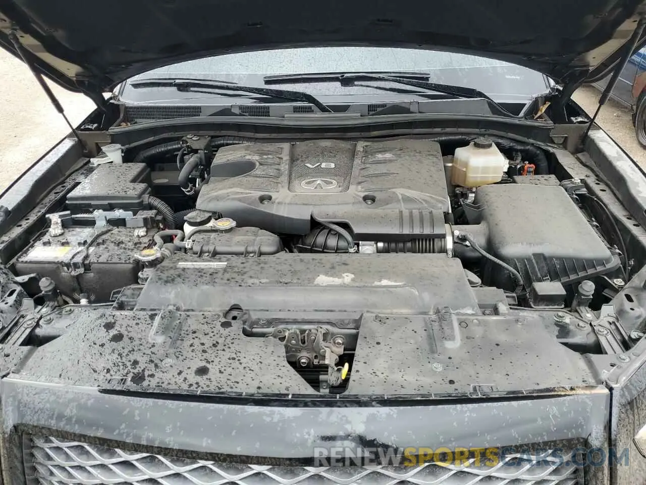 12 fotografías del automóvil dañado JN8AZ2BE8P9301091 INFINITI QX80 SENSO 2023