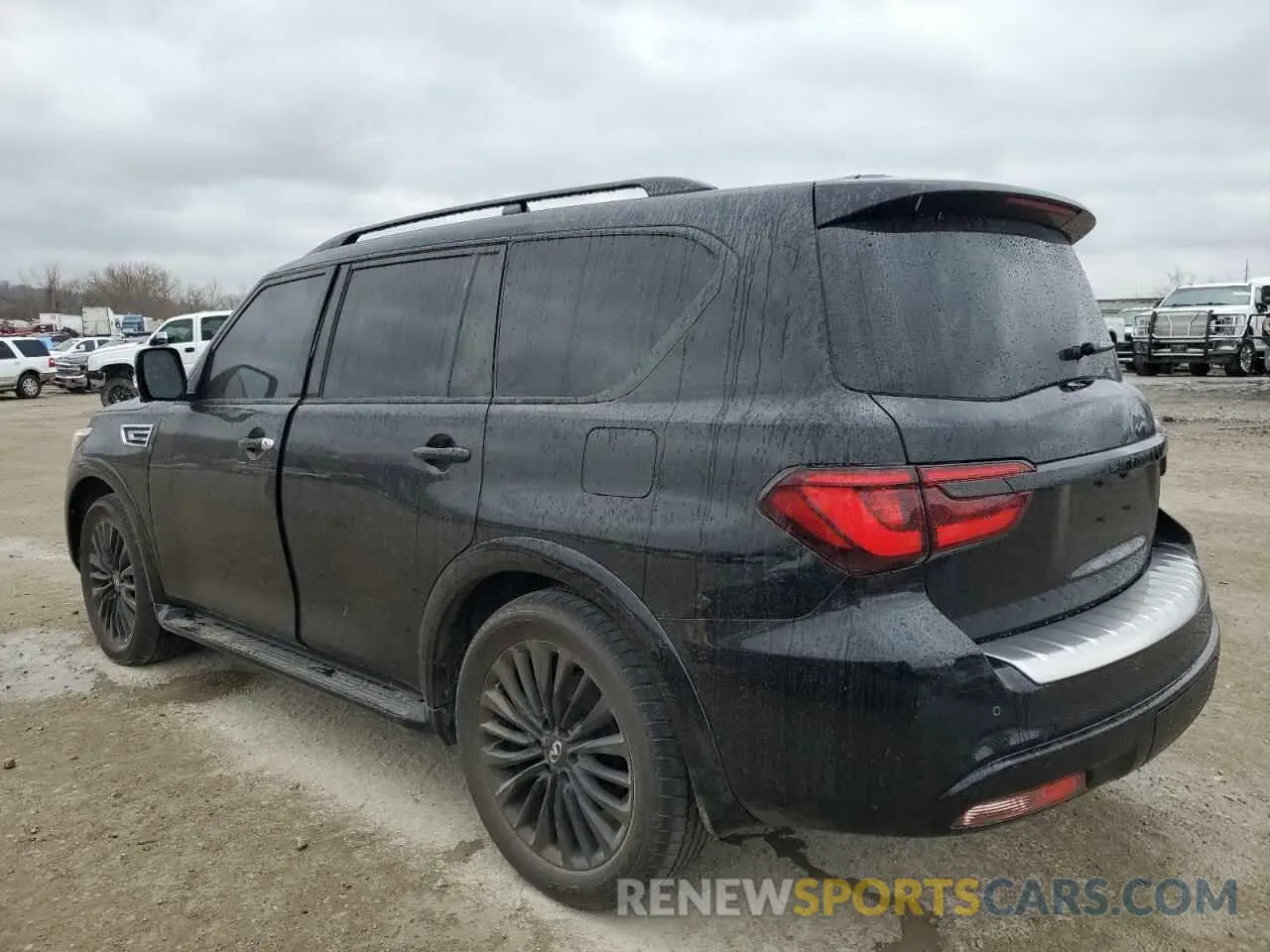 2 fotografías del automóvil dañado JN8AZ2BE8P9301091 INFINITI QX80 SENSO 2023