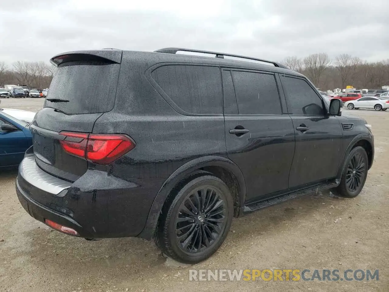 3 fotografías del automóvil dañado JN8AZ2BE8P9301091 INFINITI QX80 SENSO 2023