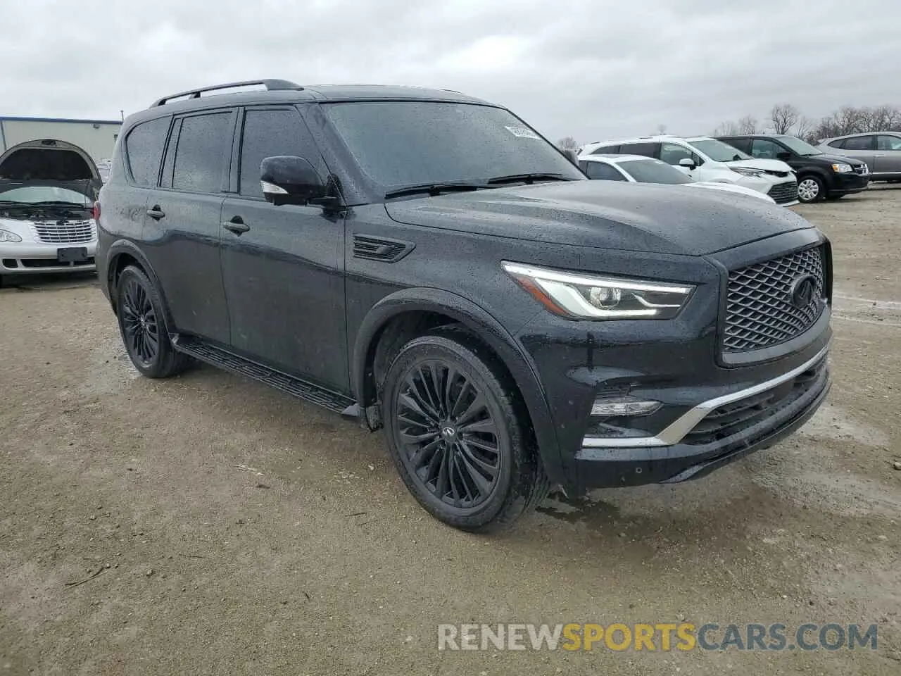 4 fotografías del automóvil dañado JN8AZ2BE8P9301091 INFINITI QX80 SENSO 2023
