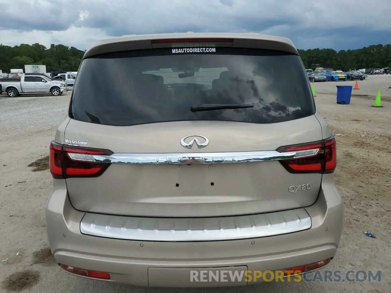 6 fotografías del automóvil dañado JN8AZ2BF0P9757188 INFINITI QX80 SENSO 2023