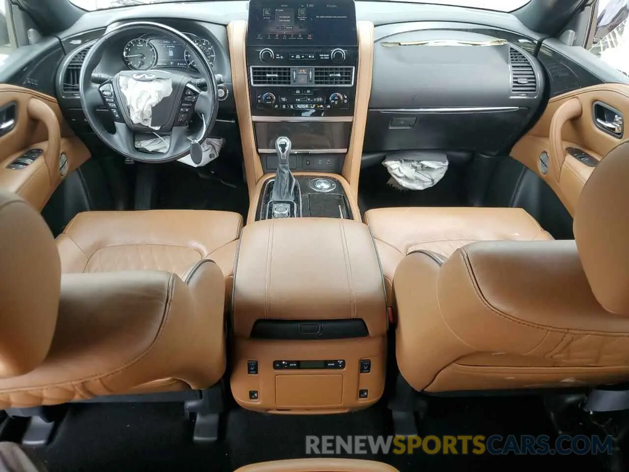 8 fotografías del automóvil dañado JN8AZ2BF0P9757188 INFINITI QX80 SENSO 2023