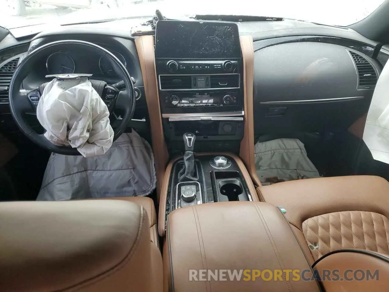8 fotografías del automóvil dañado JN8AZ2BE6R9326123 INFINITI QX80 SENSO 2024