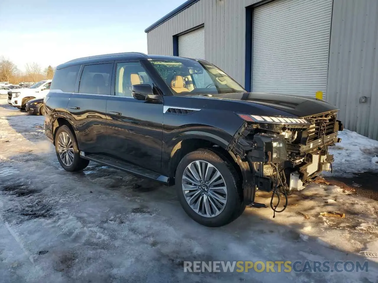 4 fotografías del automóvil dañado JN8AZ3DB9S9401816 INFINITI QX80 SENSO 2025