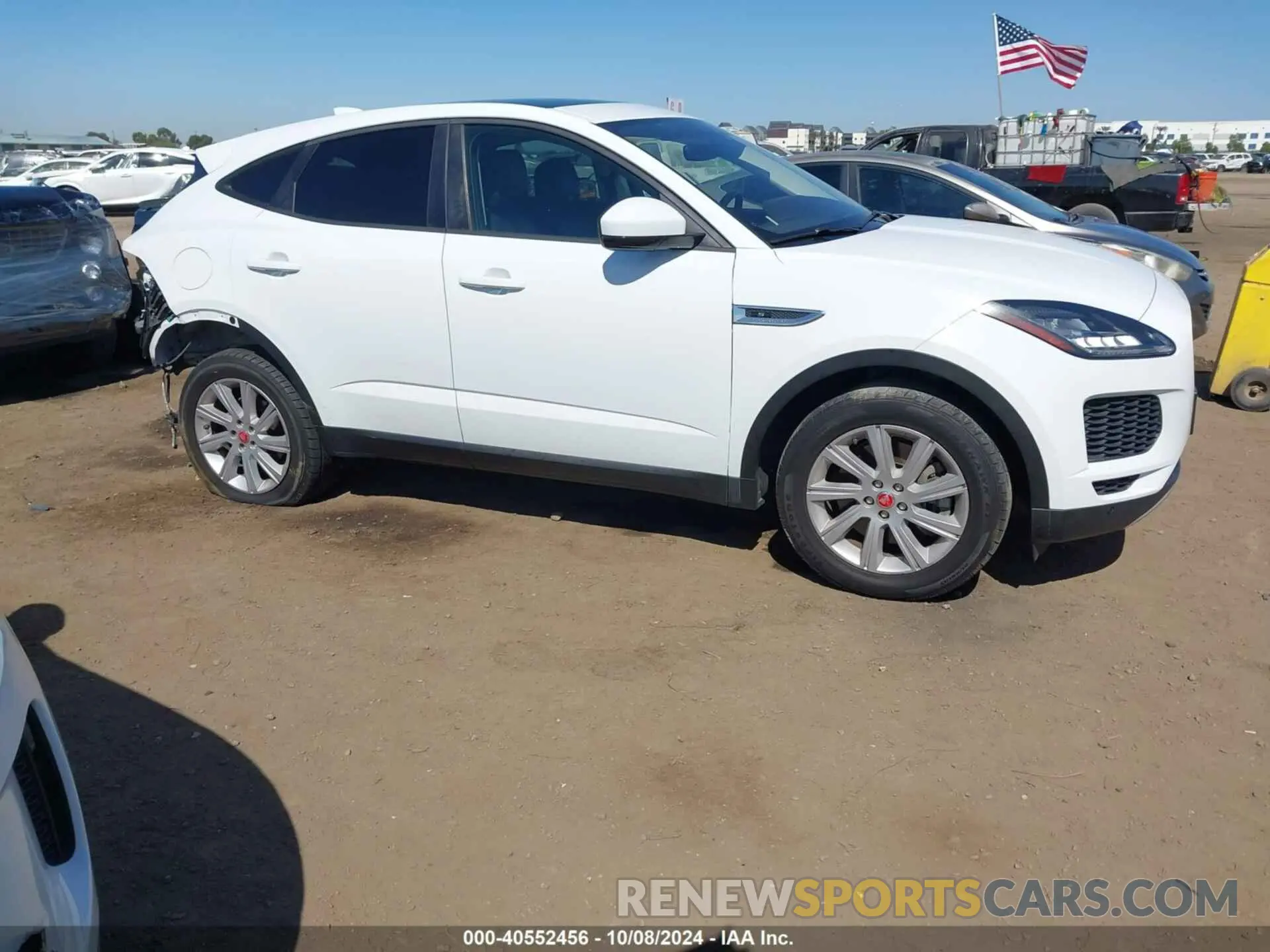 14 fotografías del automóvil dañado SADFJ2FX6K1Z41896 JAGUAR E-PACE 2019