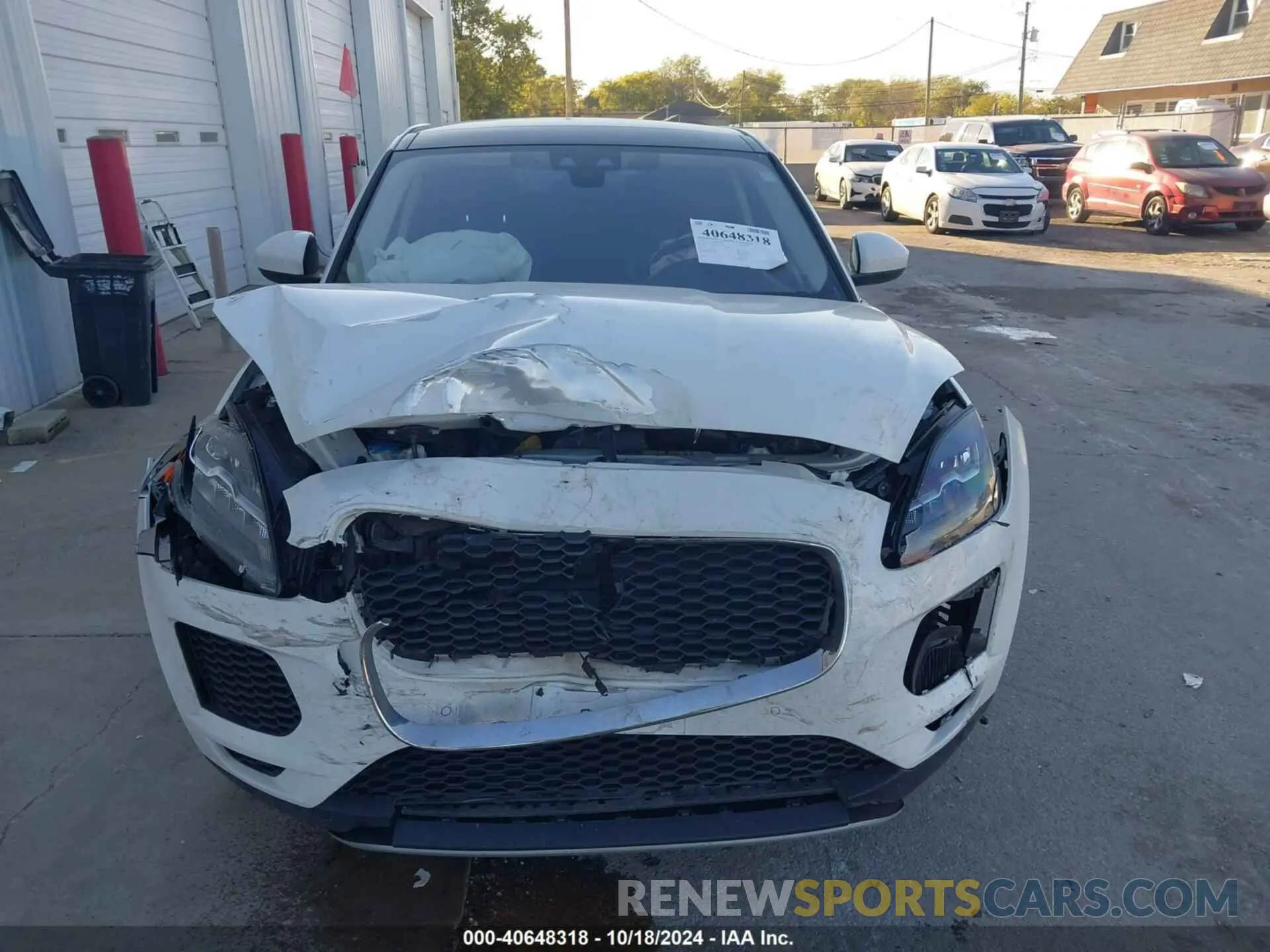 12 fotografías del automóvil dañado SADFP2FX5K1Z34100 JAGUAR E-PACE 2019