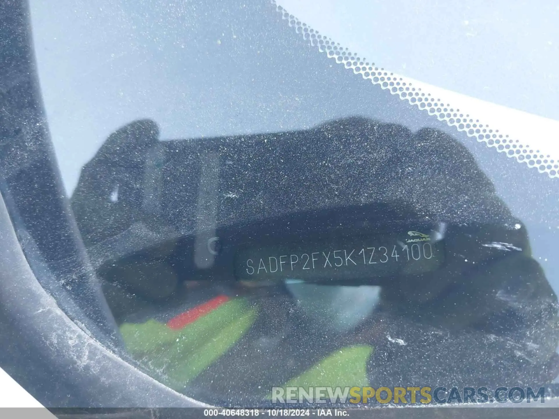 9 fotografías del automóvil dañado SADFP2FX5K1Z34100 JAGUAR E-PACE 2019