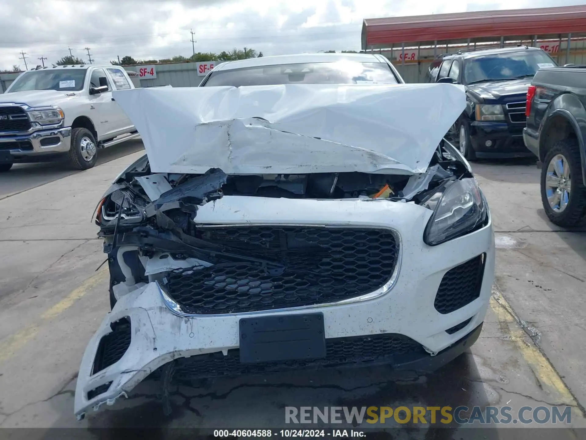 12 fotografías del automóvil dañado SADFK2FX3L1Z78628 JAGUAR E-PACE 2020