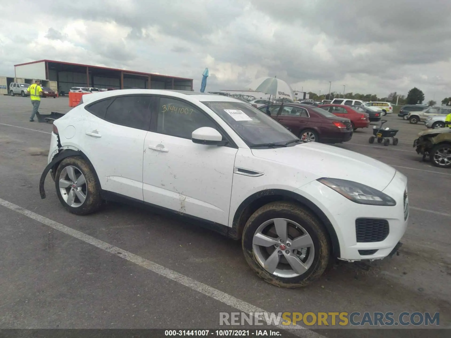 1 fotografías del automóvil dañado SADFK2FX9L1Z80898 JAGUAR E-PACE 2020