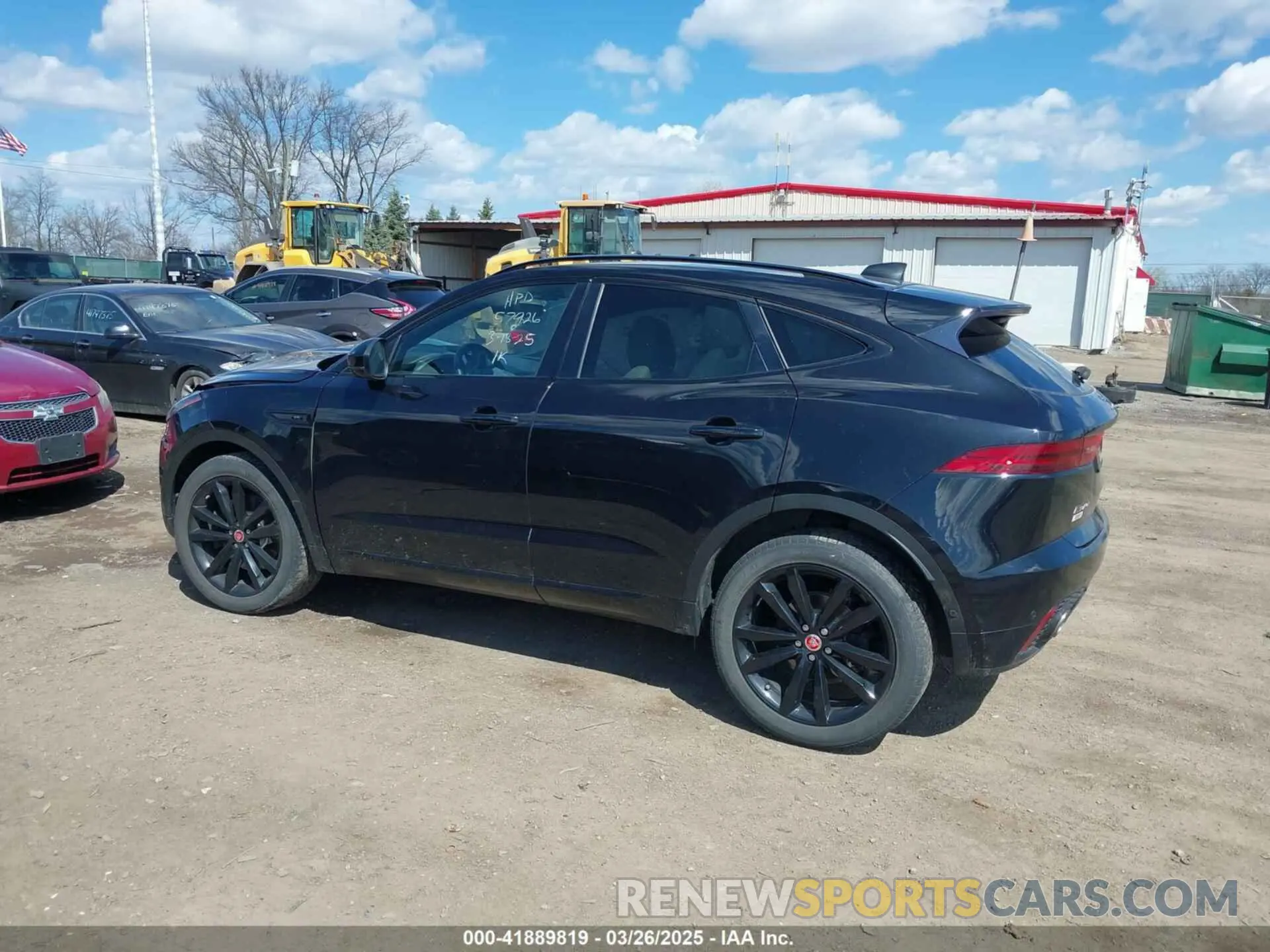 14 fotografías del automóvil dañado SADFL2GX3L1Z91231 JAGUAR E-PACE 2020
