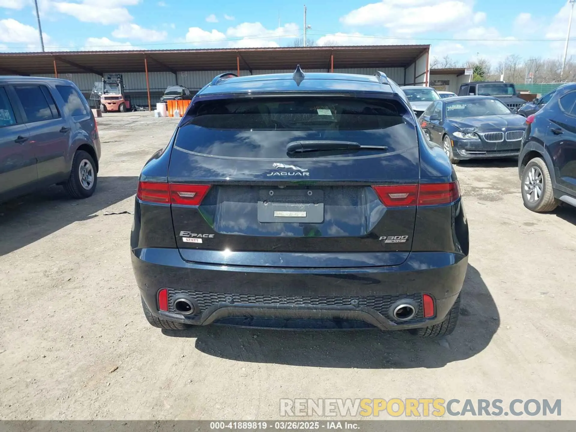 16 fotografías del automóvil dañado SADFL2GX3L1Z91231 JAGUAR E-PACE 2020