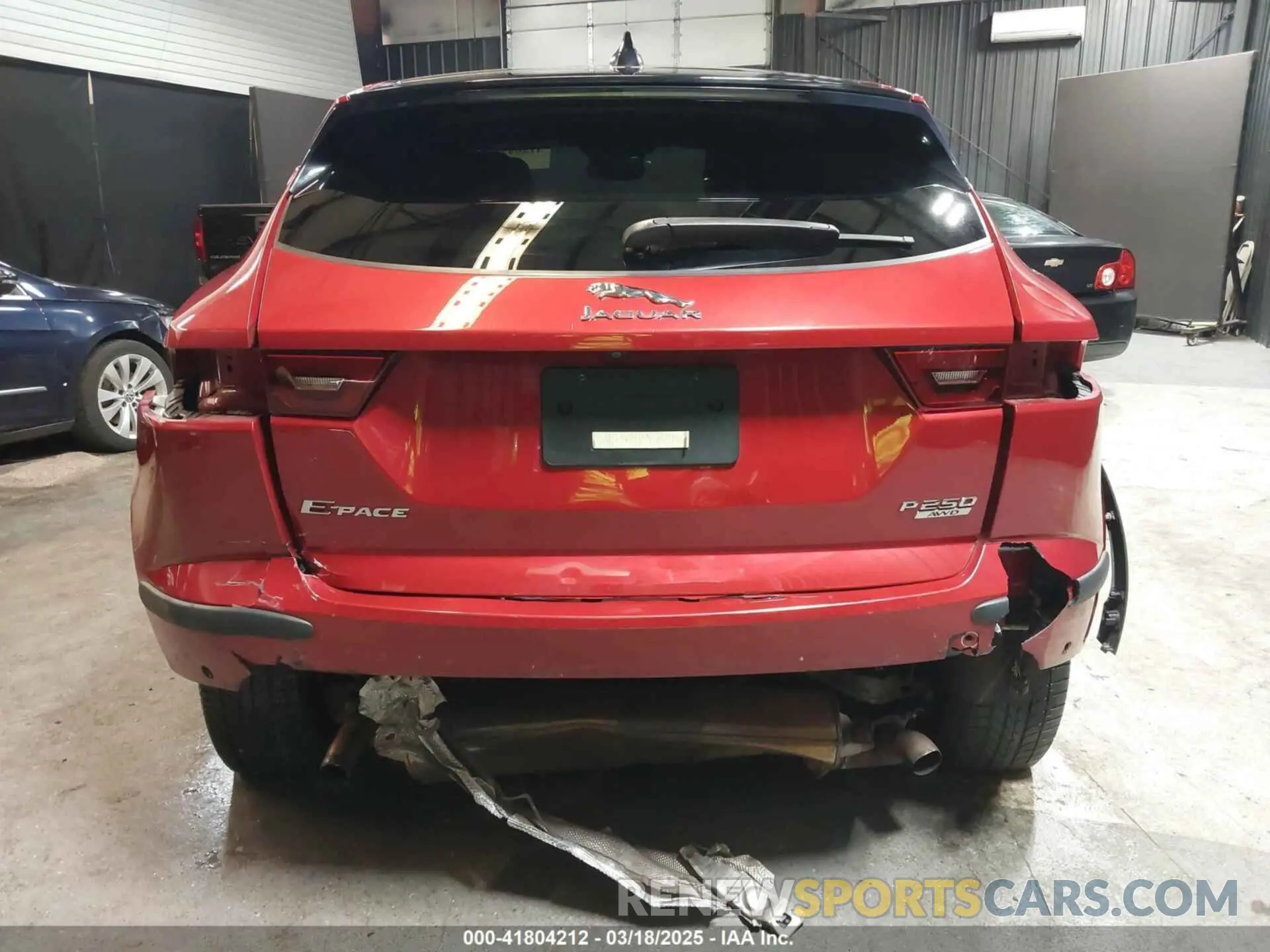 17 fotografías del automóvil dañado SADFP2FX6L1Z77278 JAGUAR E-PACE 2020