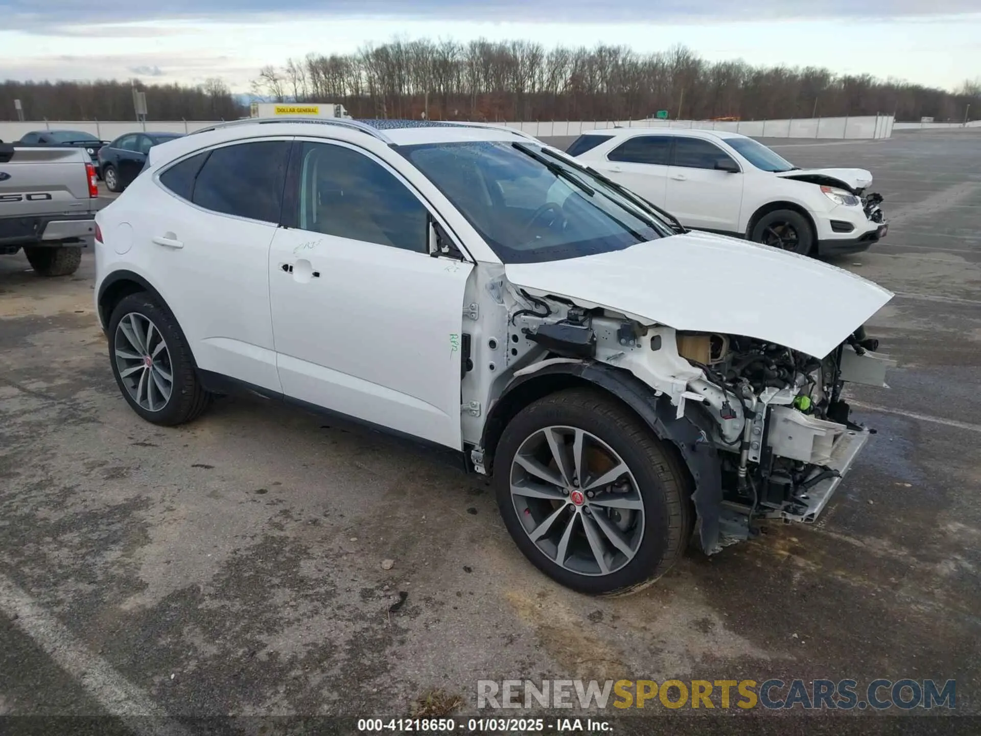 1 fotografías del automóvil dañado SADFP2FX3N1031142 JAGUAR E-PACE 2022