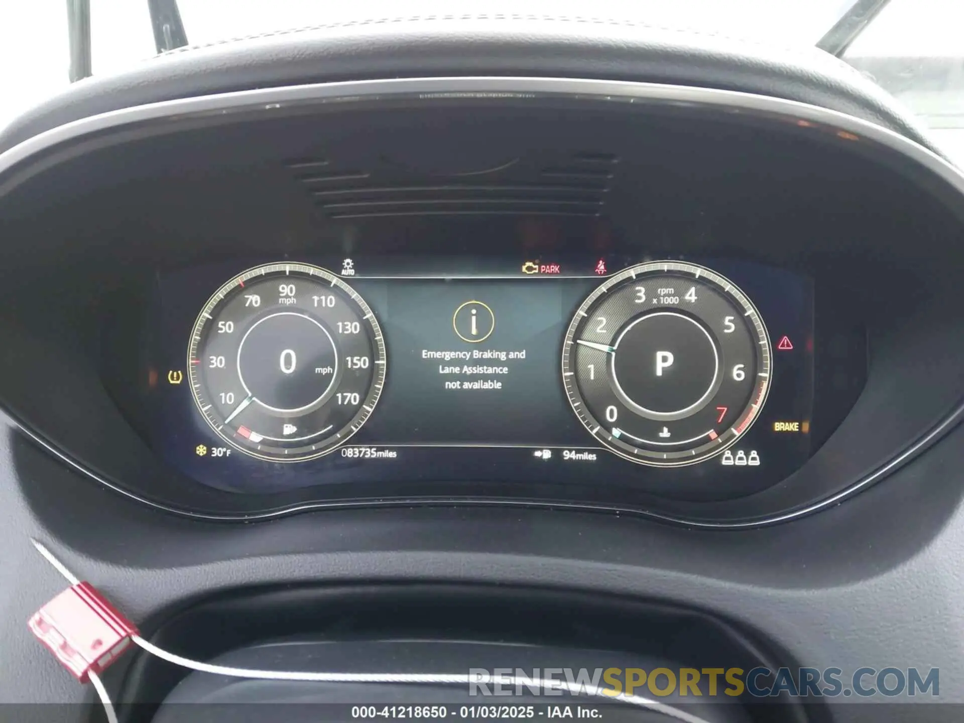 7 fotografías del automóvil dañado SADFP2FX3N1031142 JAGUAR E-PACE 2022