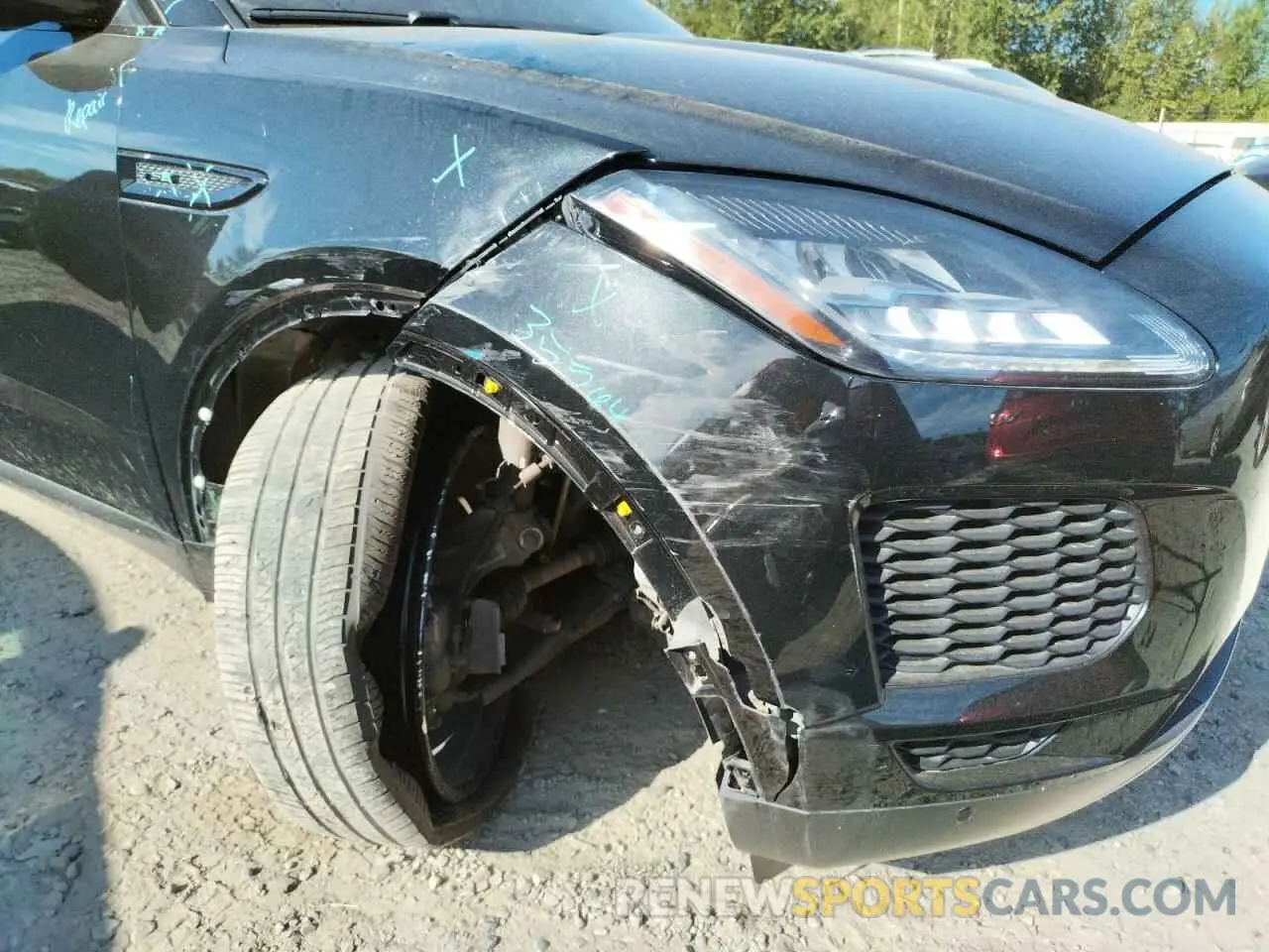 9 fotografías del automóvil dañado SADFP2FX0K1Z64959 JAGUAR ETYPE 2019