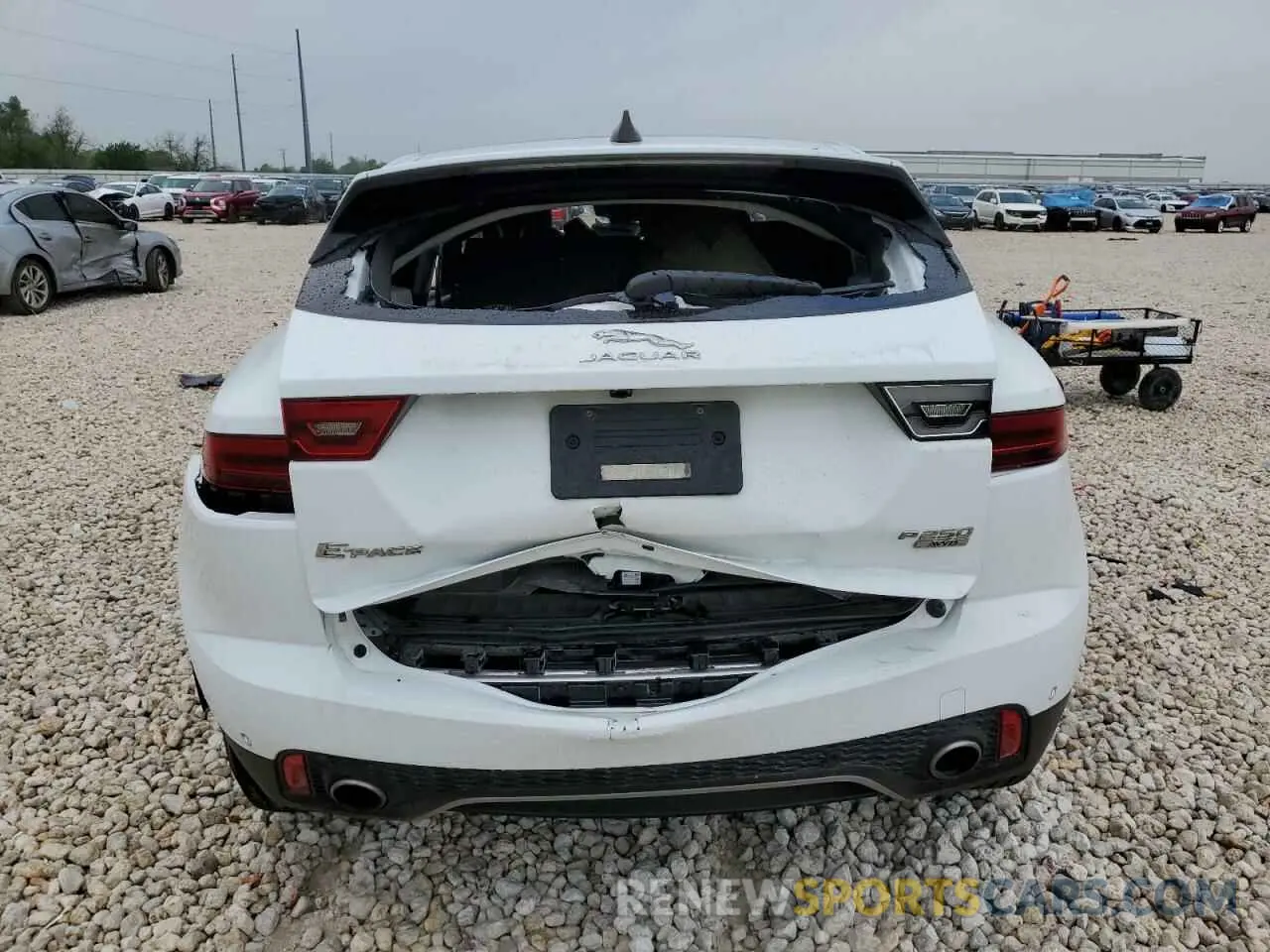 6 fotografías del automóvil dañado SADFK2FX2L1Z76109 JAGUAR ETYPE 2020
