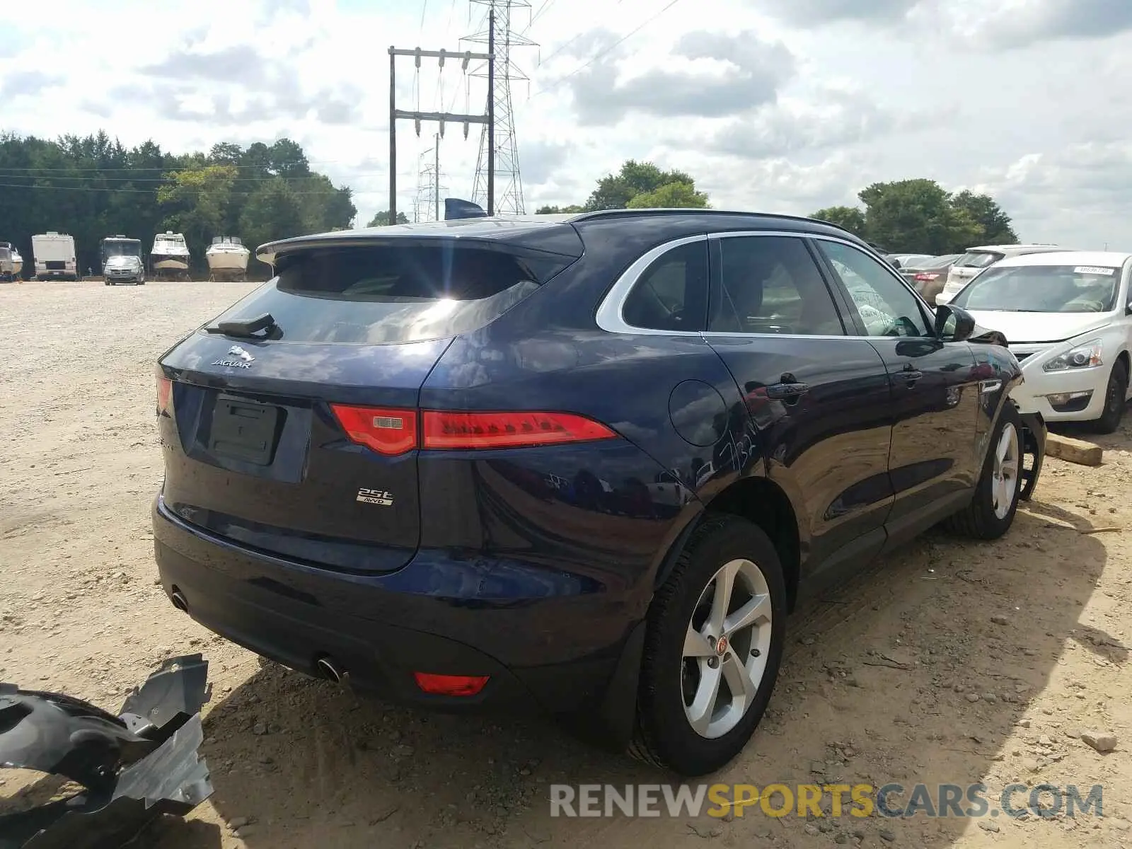 4 fotografías del automóvil dañado SADCJ2FX3KA610440 JAGUAR F-PACE 2019