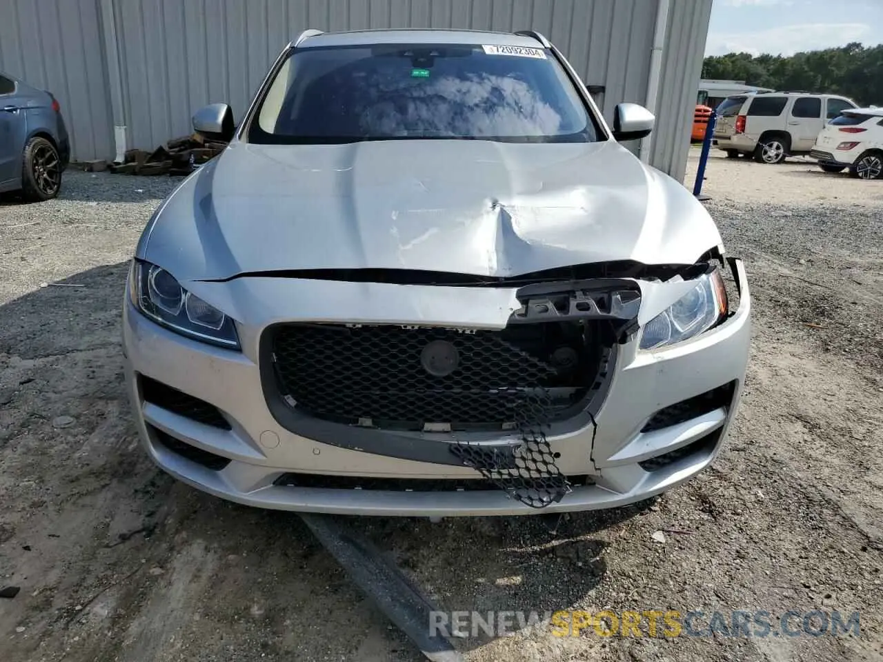 5 fotografías del automóvil dañado SADCJ2FX5KA392064 JAGUAR F-PACE 2019