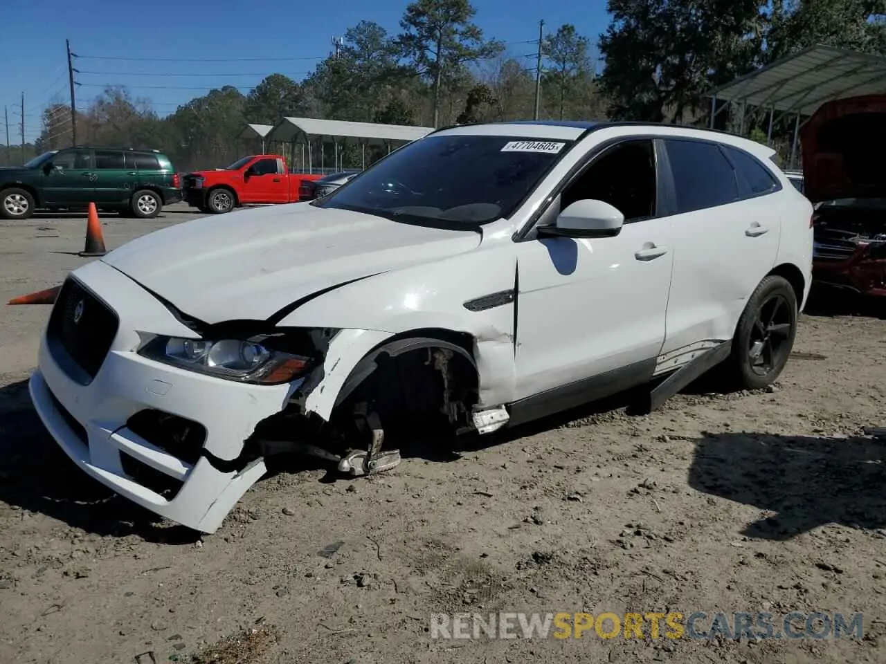 1 fotografías del automóvil dañado SADCJ2FX6KA397242 JAGUAR F-PACE 2019
