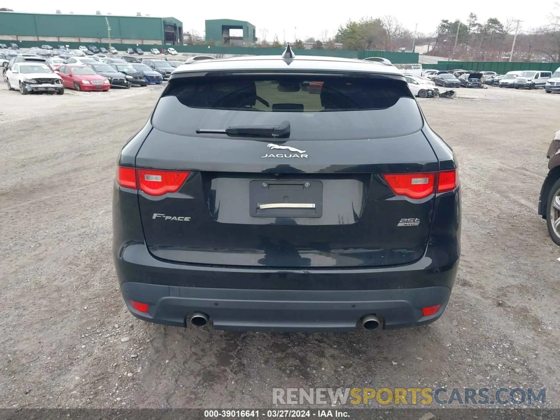 16 fotografías del automóvil dañado SADCJ2FX7KA357008 JAGUAR F-PACE 2019
