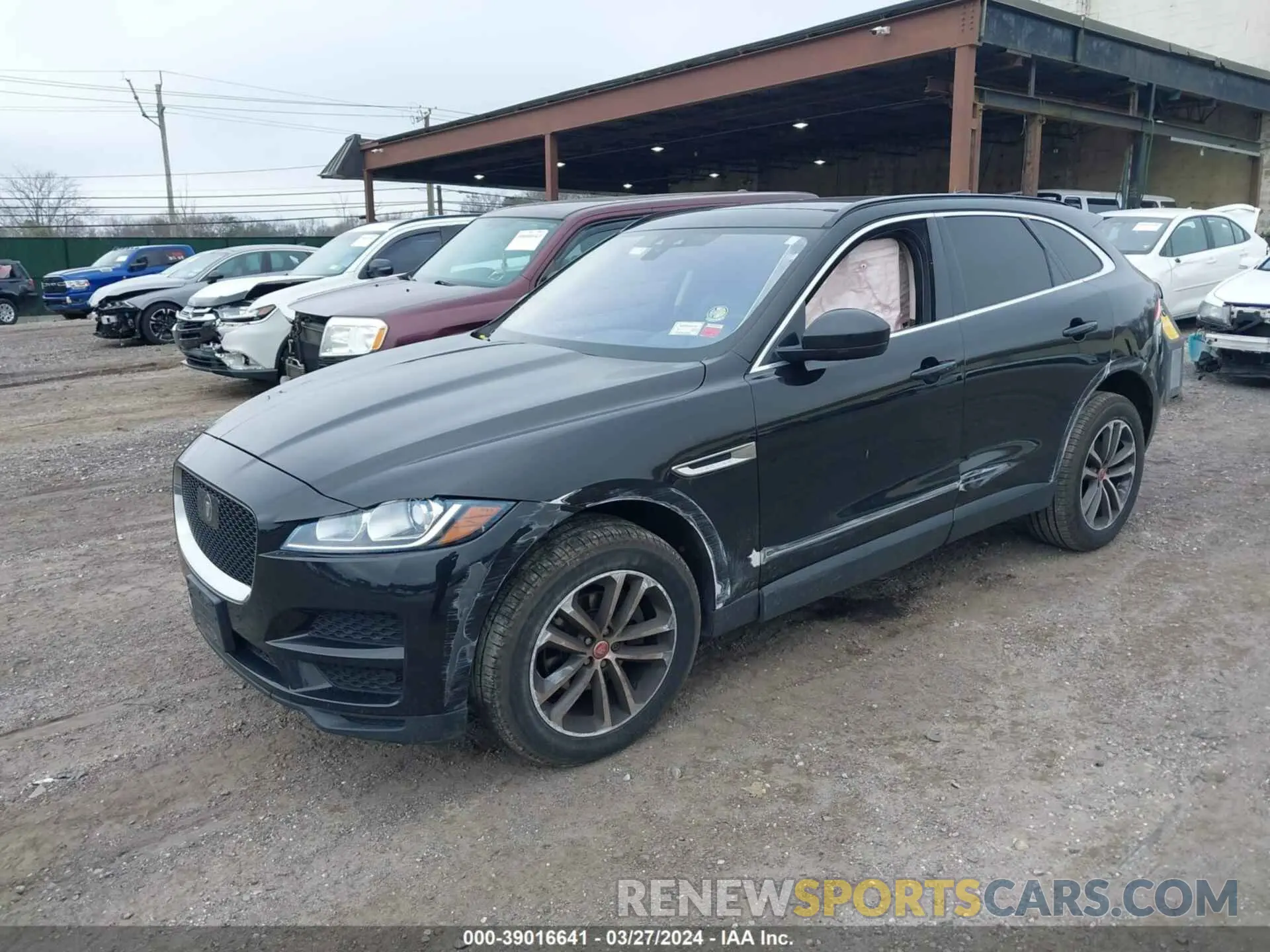 2 fotografías del automóvil dañado SADCJ2FX7KA357008 JAGUAR F-PACE 2019