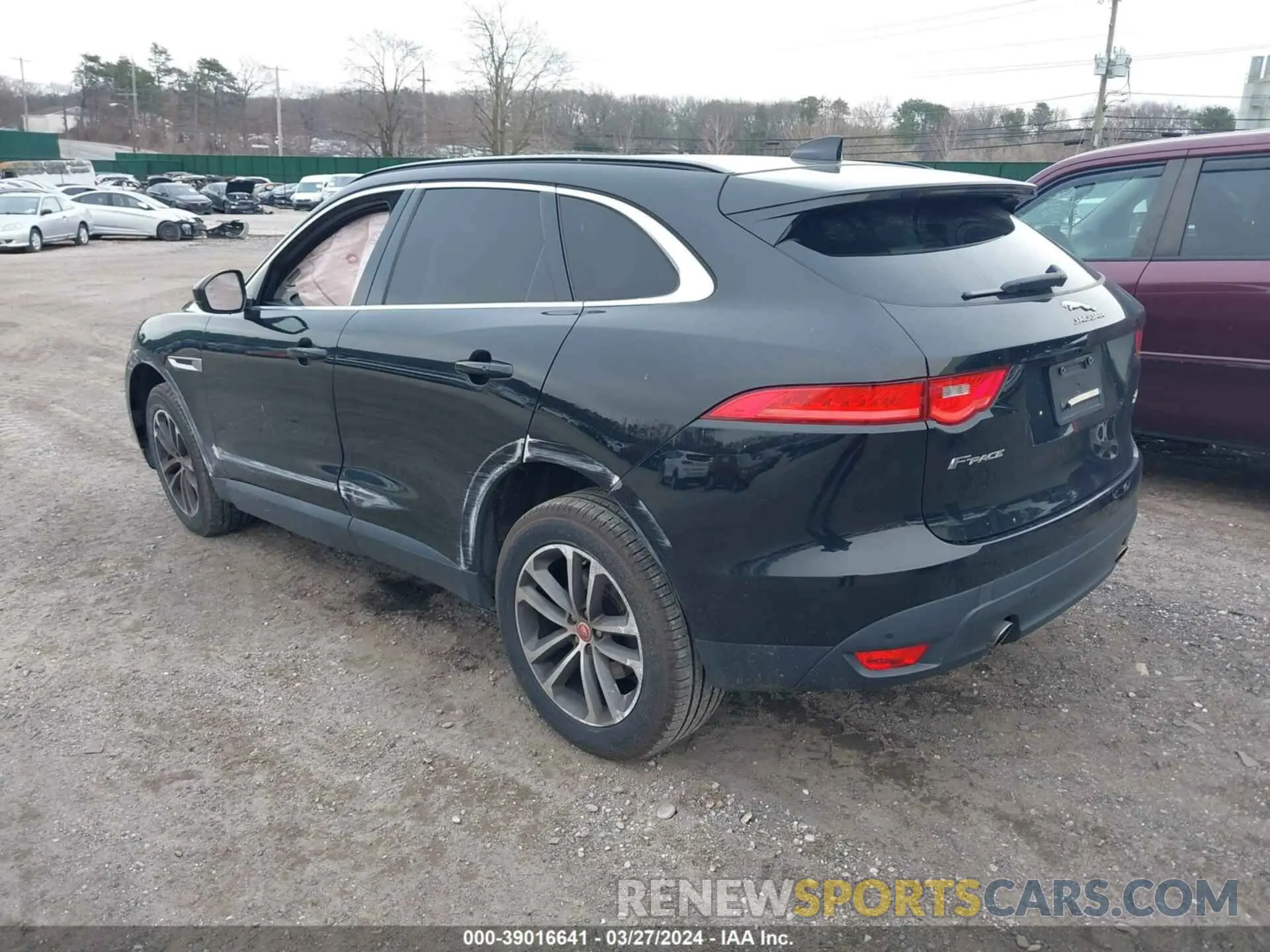 3 fotografías del automóvil dañado SADCJ2FX7KA357008 JAGUAR F-PACE 2019