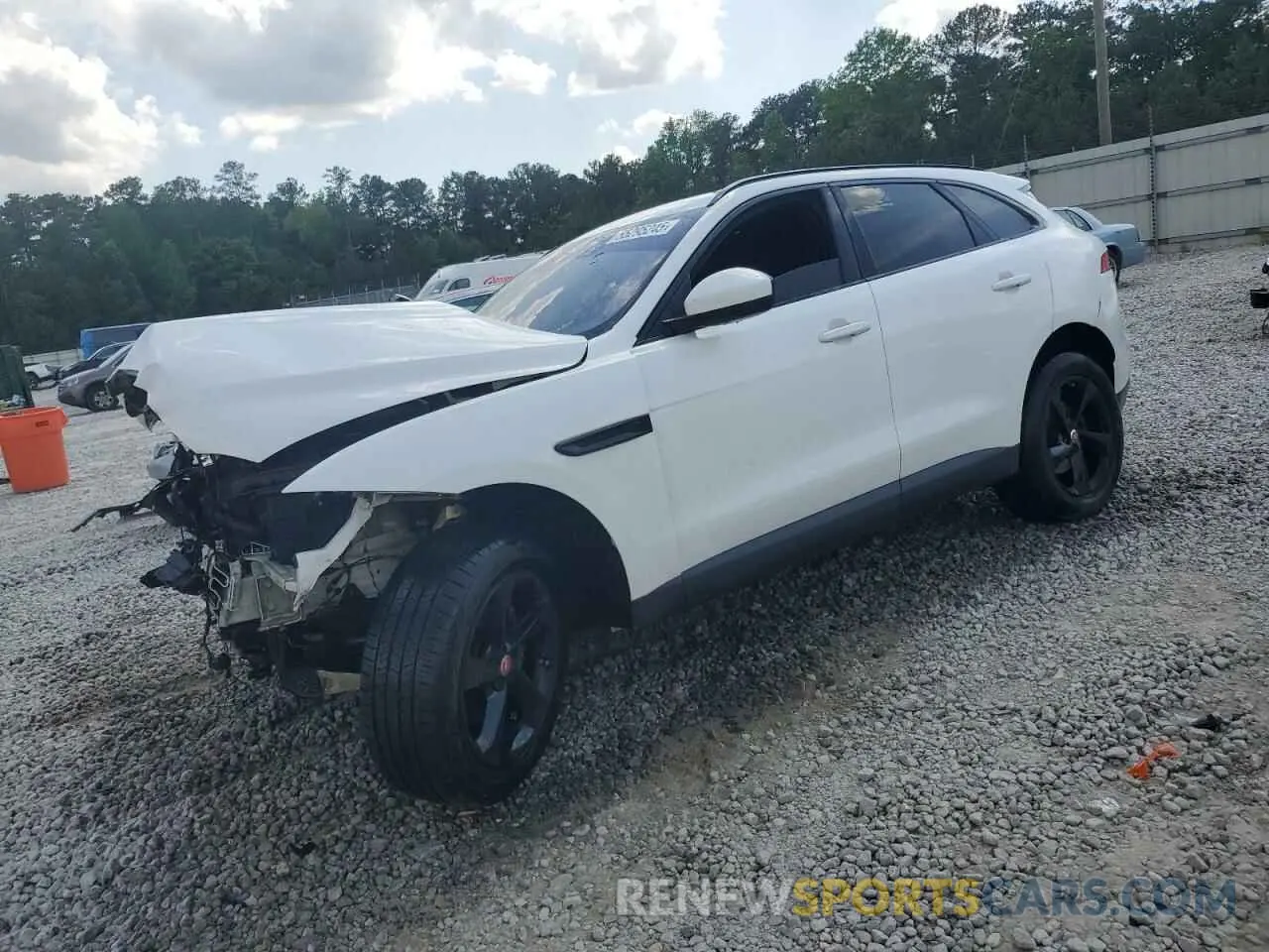 1 fotografías del automóvil dañado SADCJ2FX7KA616516 JAGUAR F-PACE 2019